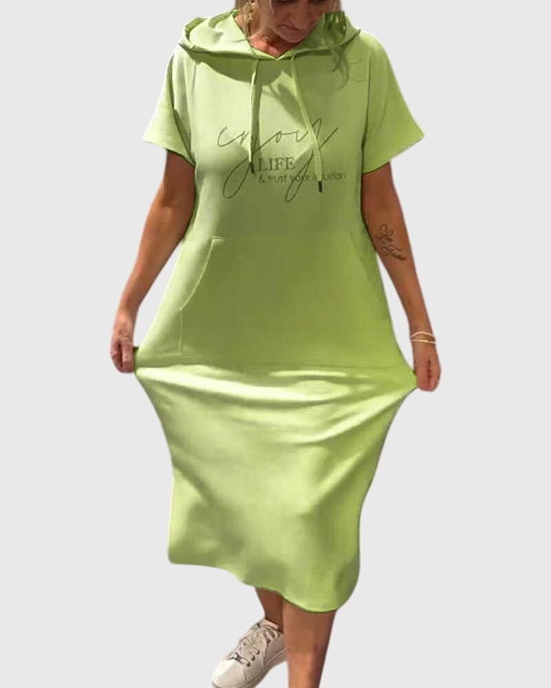 Volarno | Casual Hoodie Dress