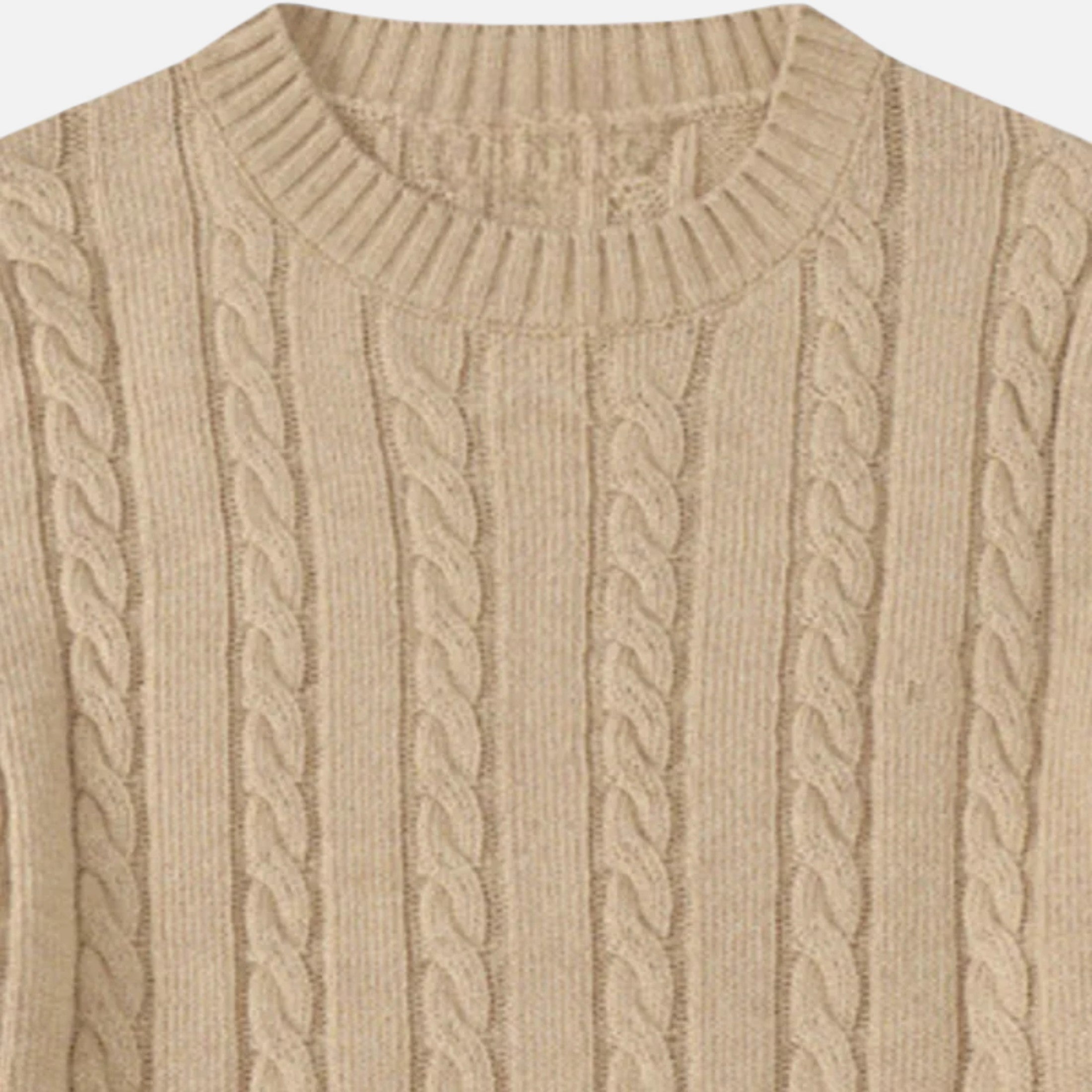 Volarno | Men’s Cotton Blend Sweater – Timeless Round Neck Style
