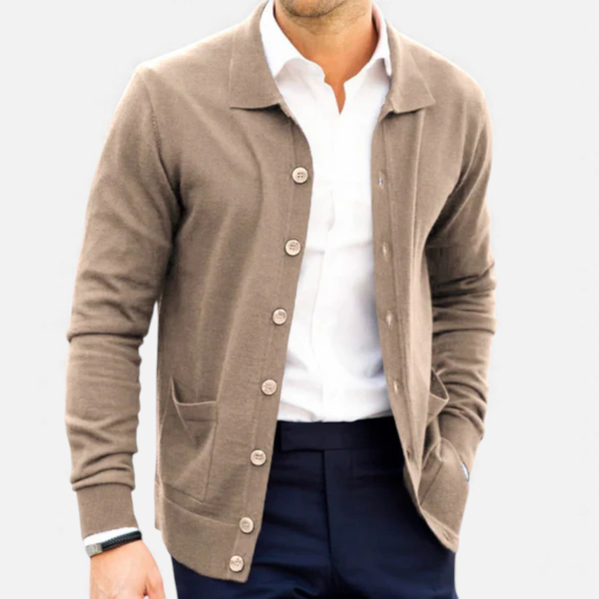 Volarno | Men’s Polo Cardigan – Morley Edition