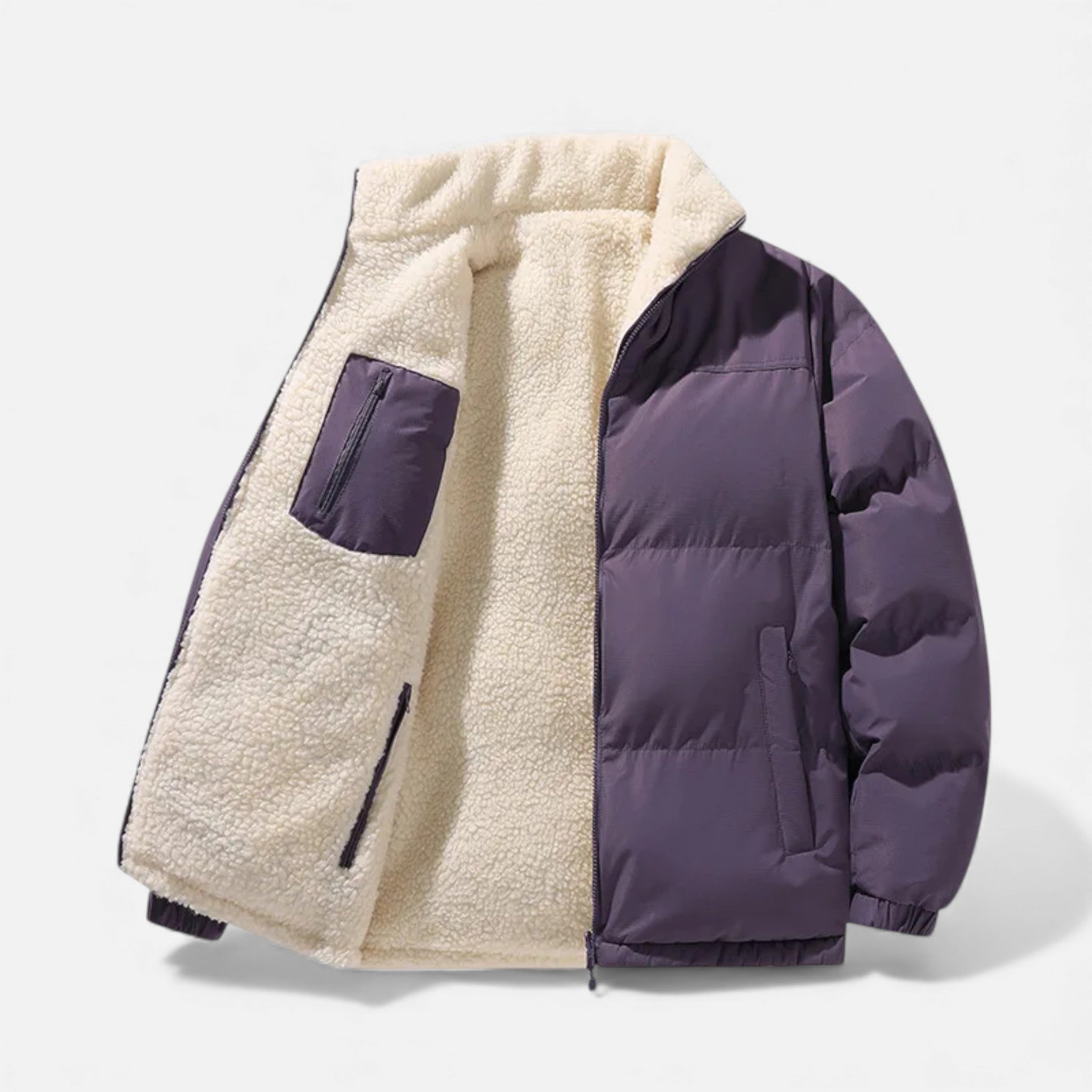 Volarno | Men’s Plush-Lined Thick Winter Puffer Jacket