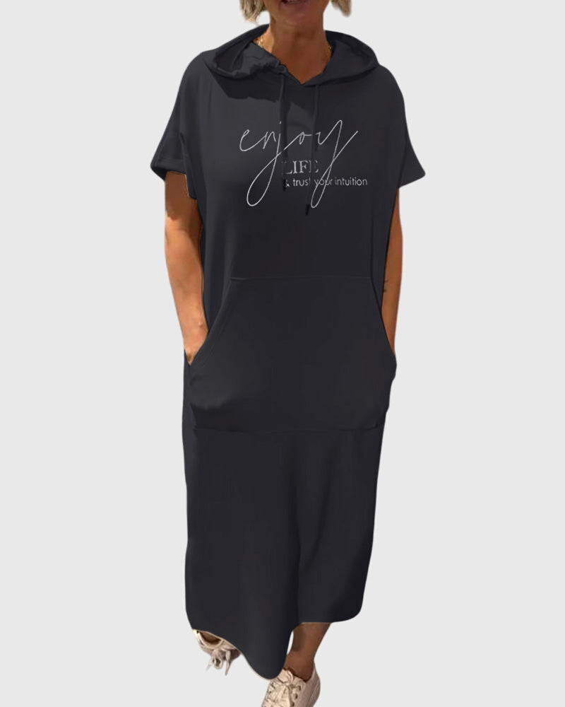 Volarno | Casual Hoodie Dress