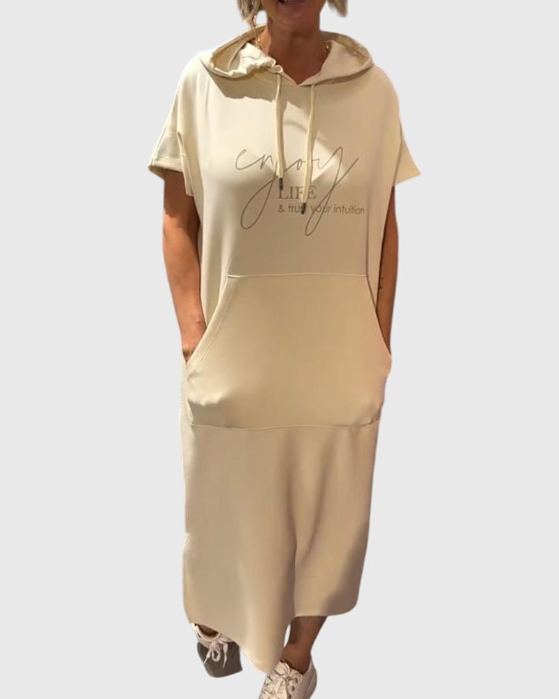 Volarno | Casual Hoodie Dress