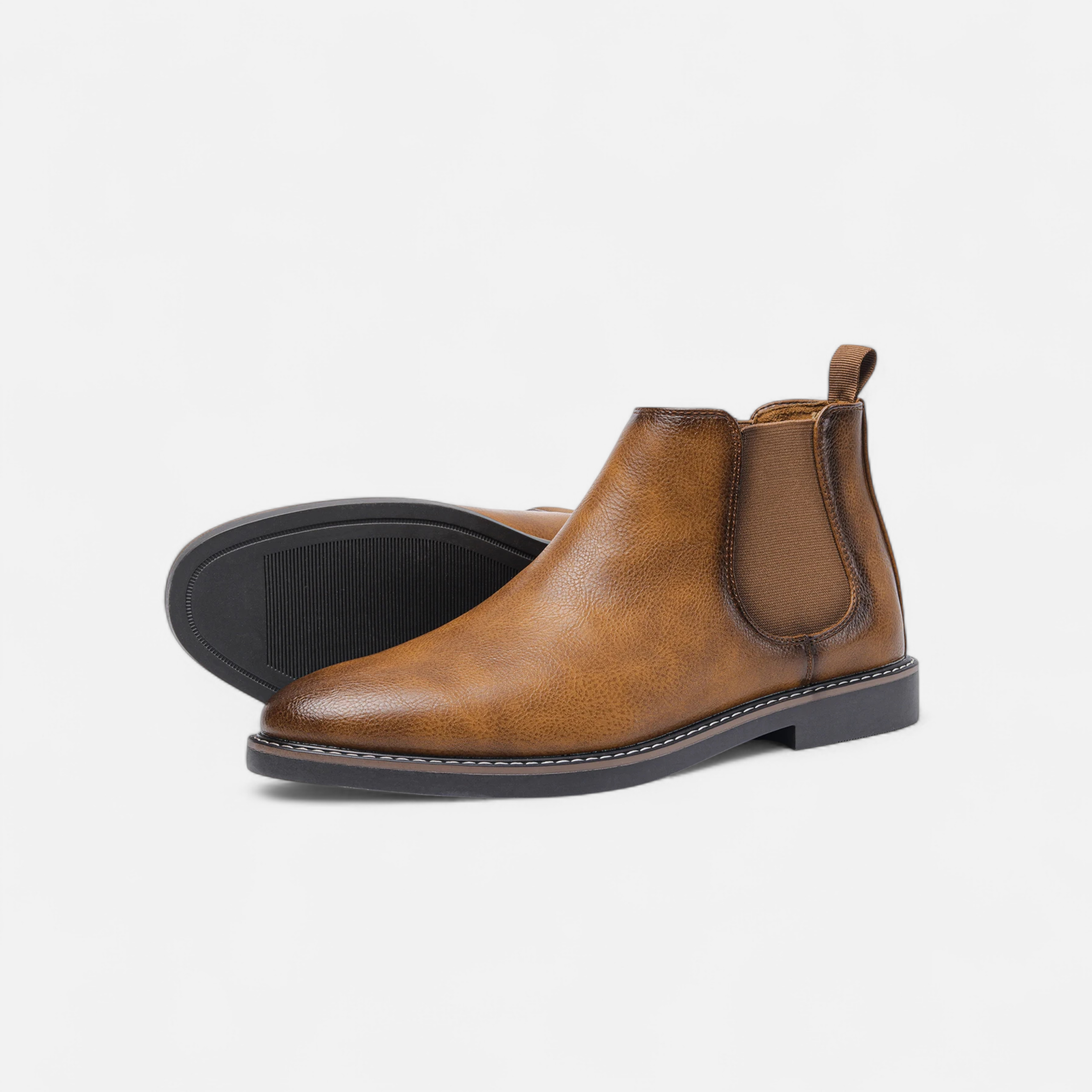 Volarno | Men’s Retro Leather Chelsea Boots