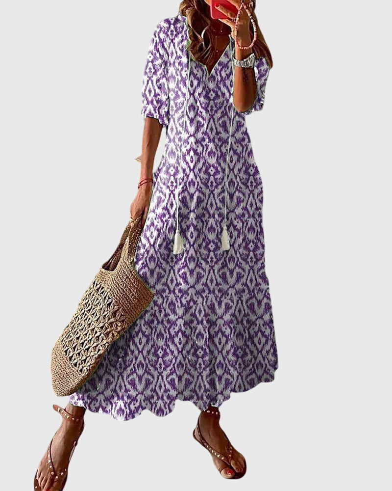 Volarno | Boho Vintage Summer Dress