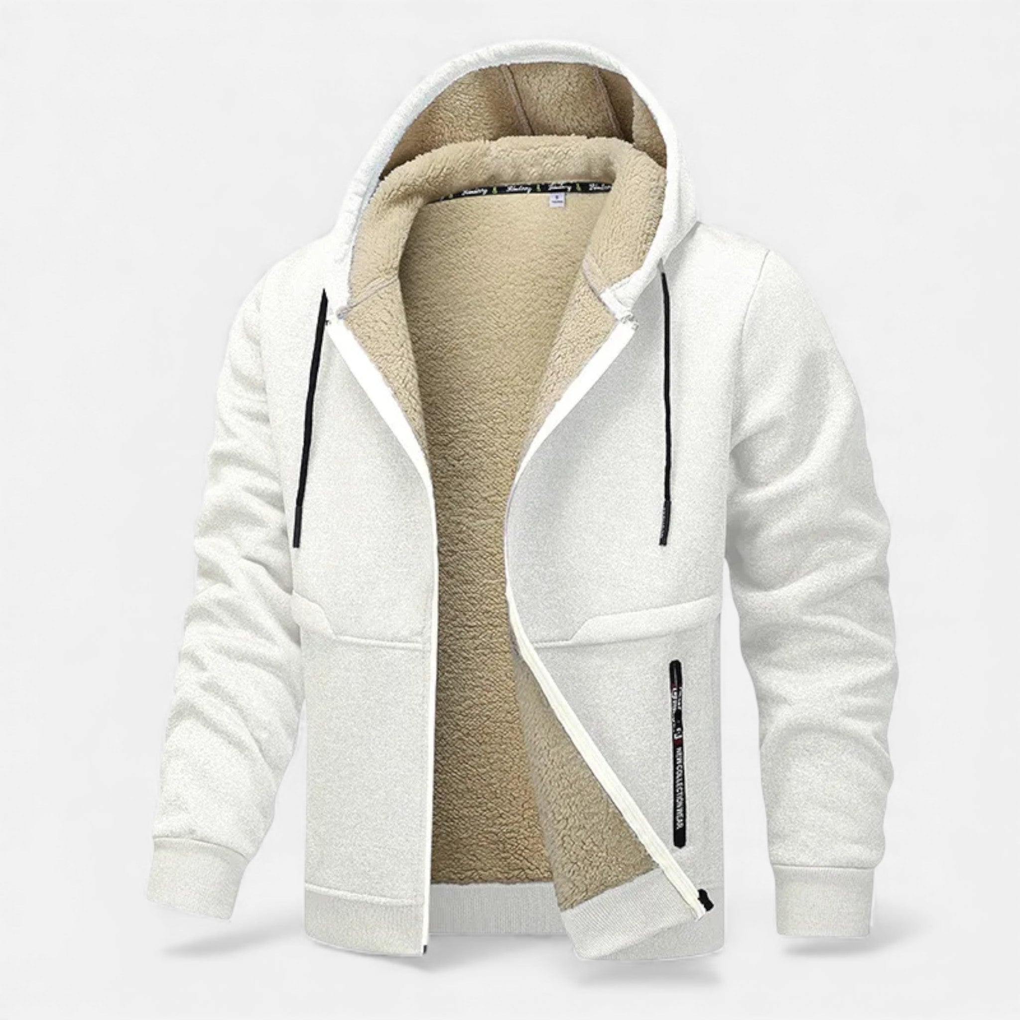 Volarno | Men’s Fleece-Lined Winter Hoodie Jacket