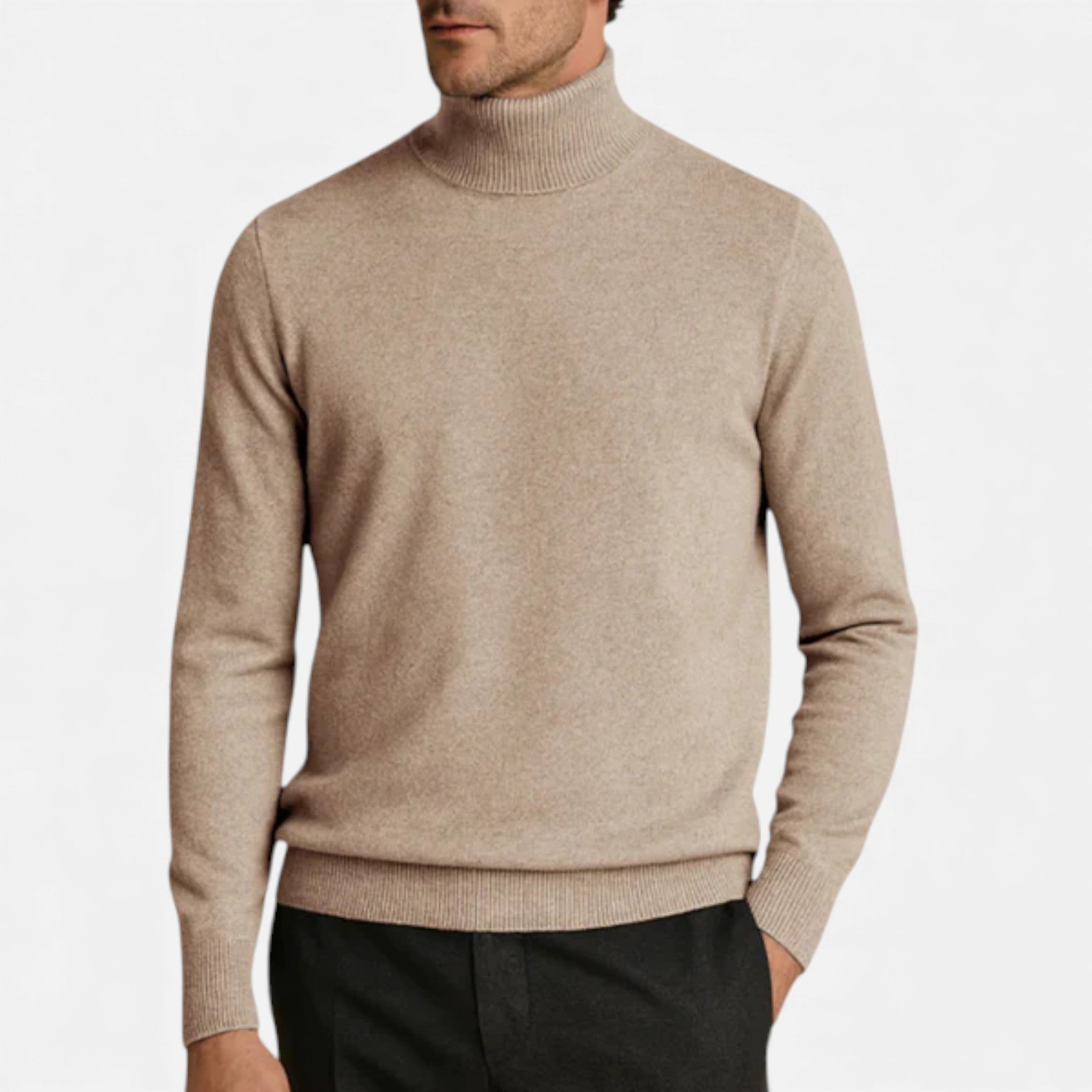 Volarno | Men’s Ribbed Turtleneck Jumper – Sinclair Edition