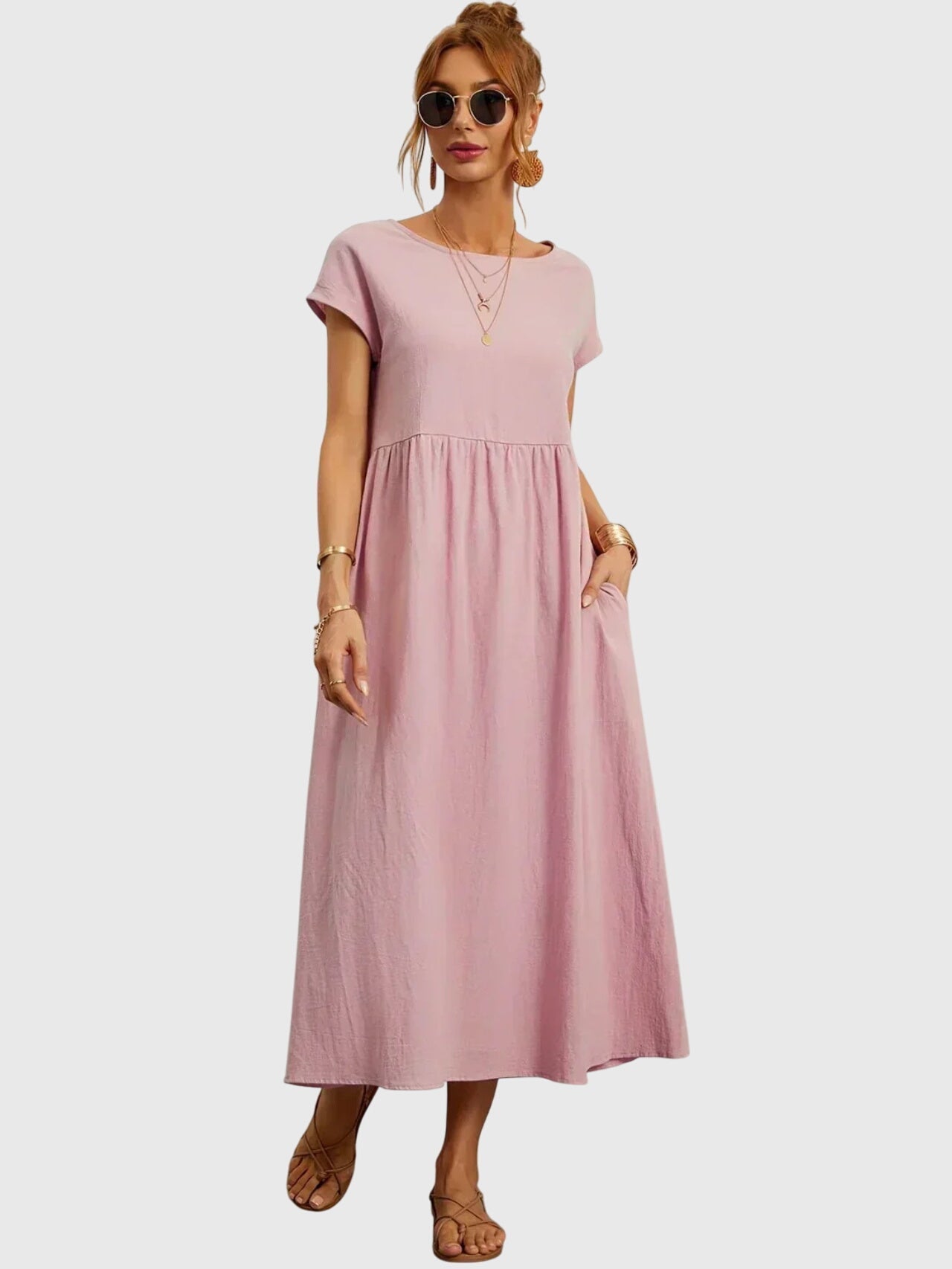 Volarno | Casual Pocket Dress