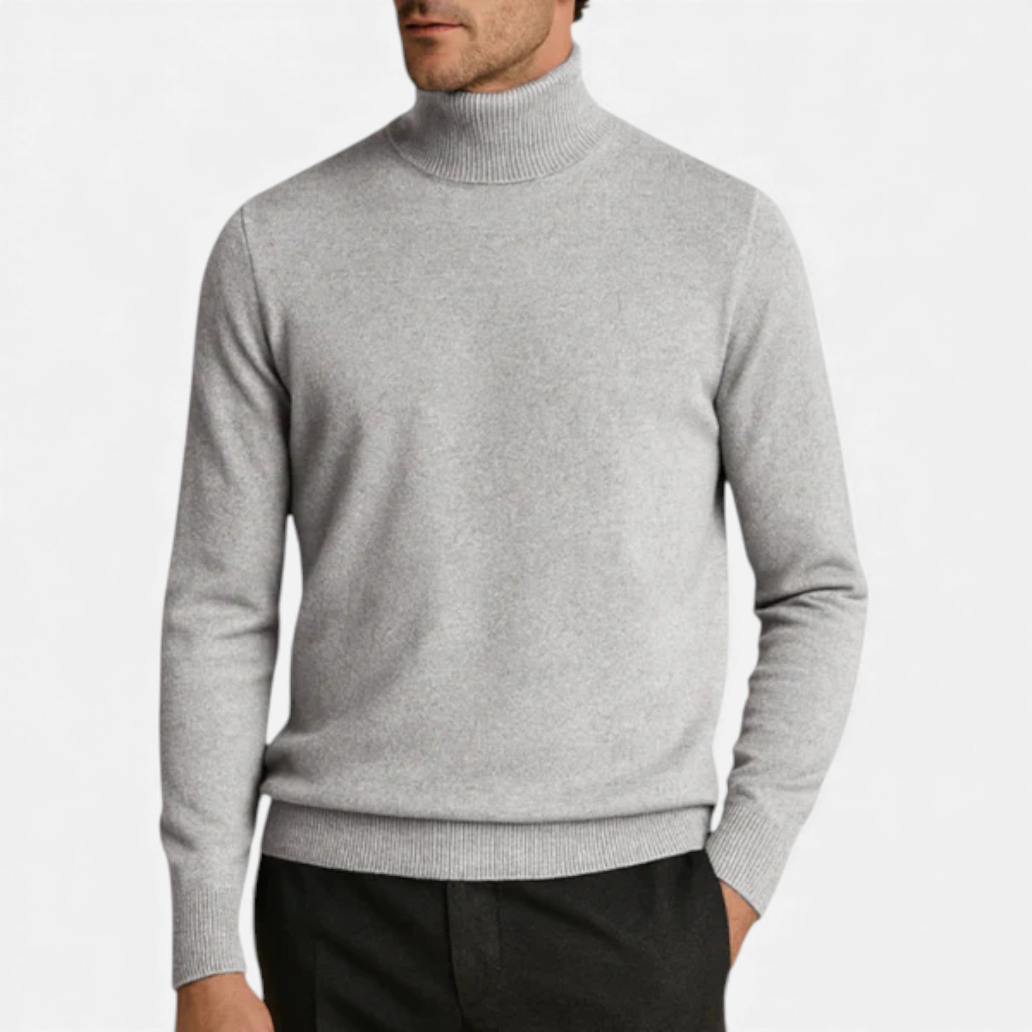 Volarno | Men’s Ribbed Turtleneck Jumper – Sinclair Edition
