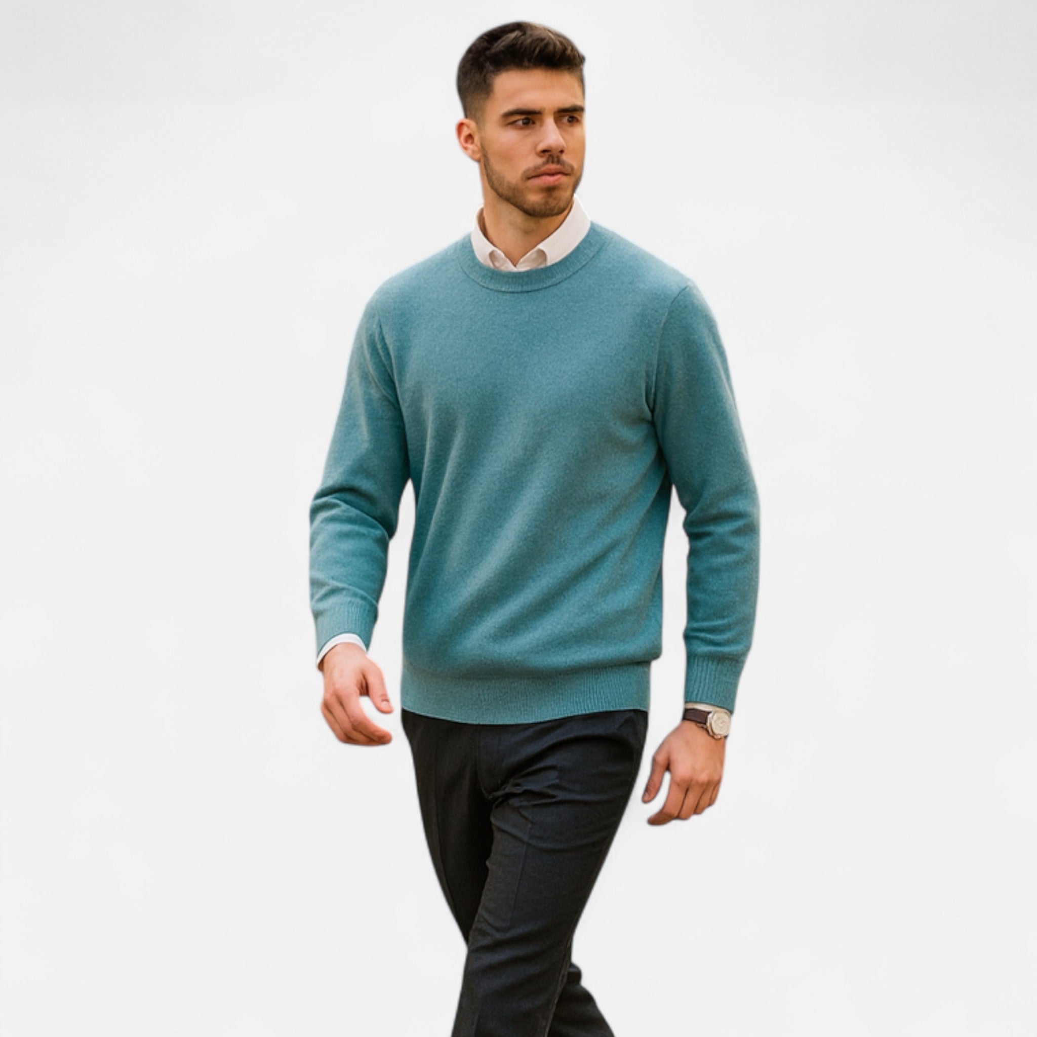 Volarno | Men’s Heritage Knit Cashmere Sweater