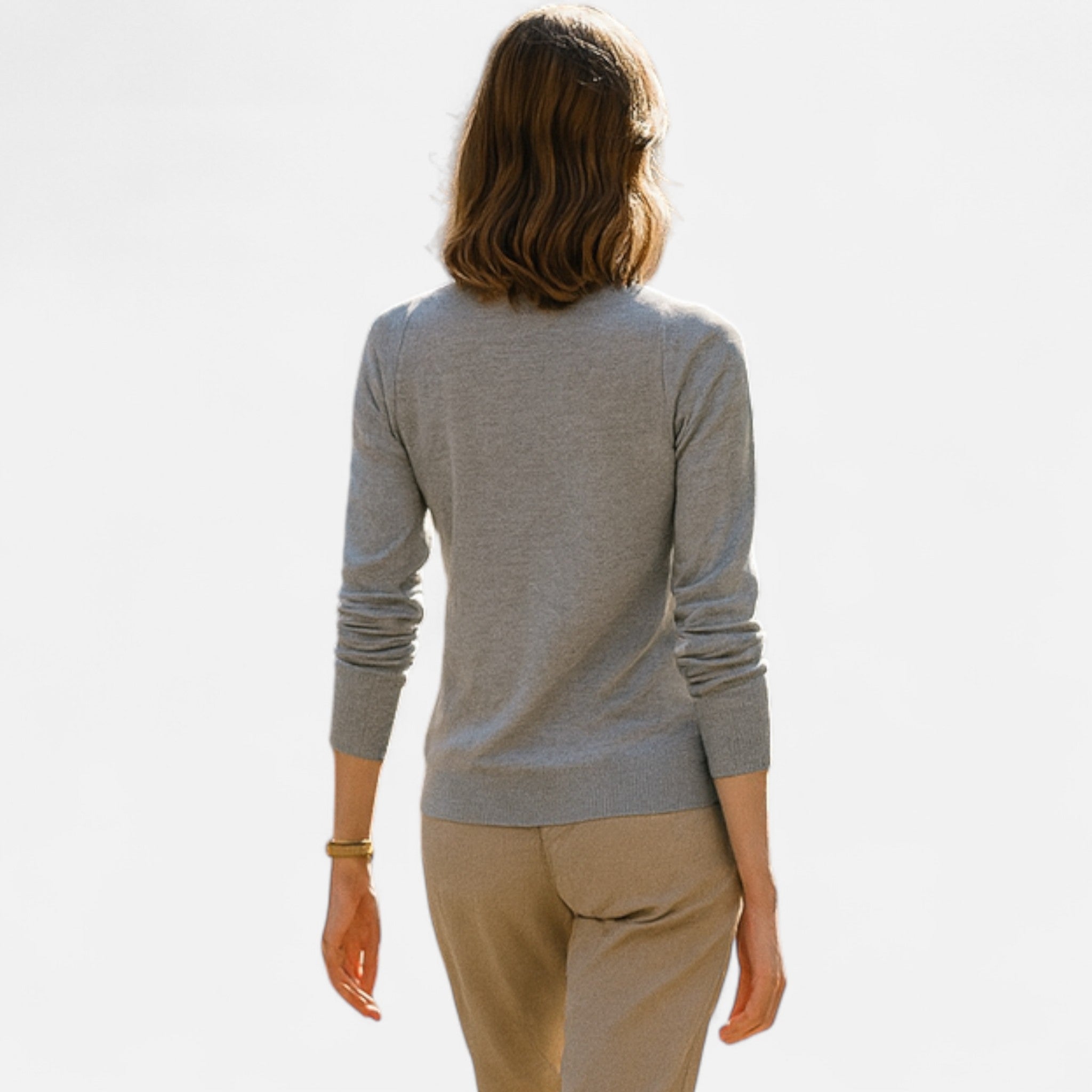 Volarno | Women’s Merino Wool Crewneck Sweater