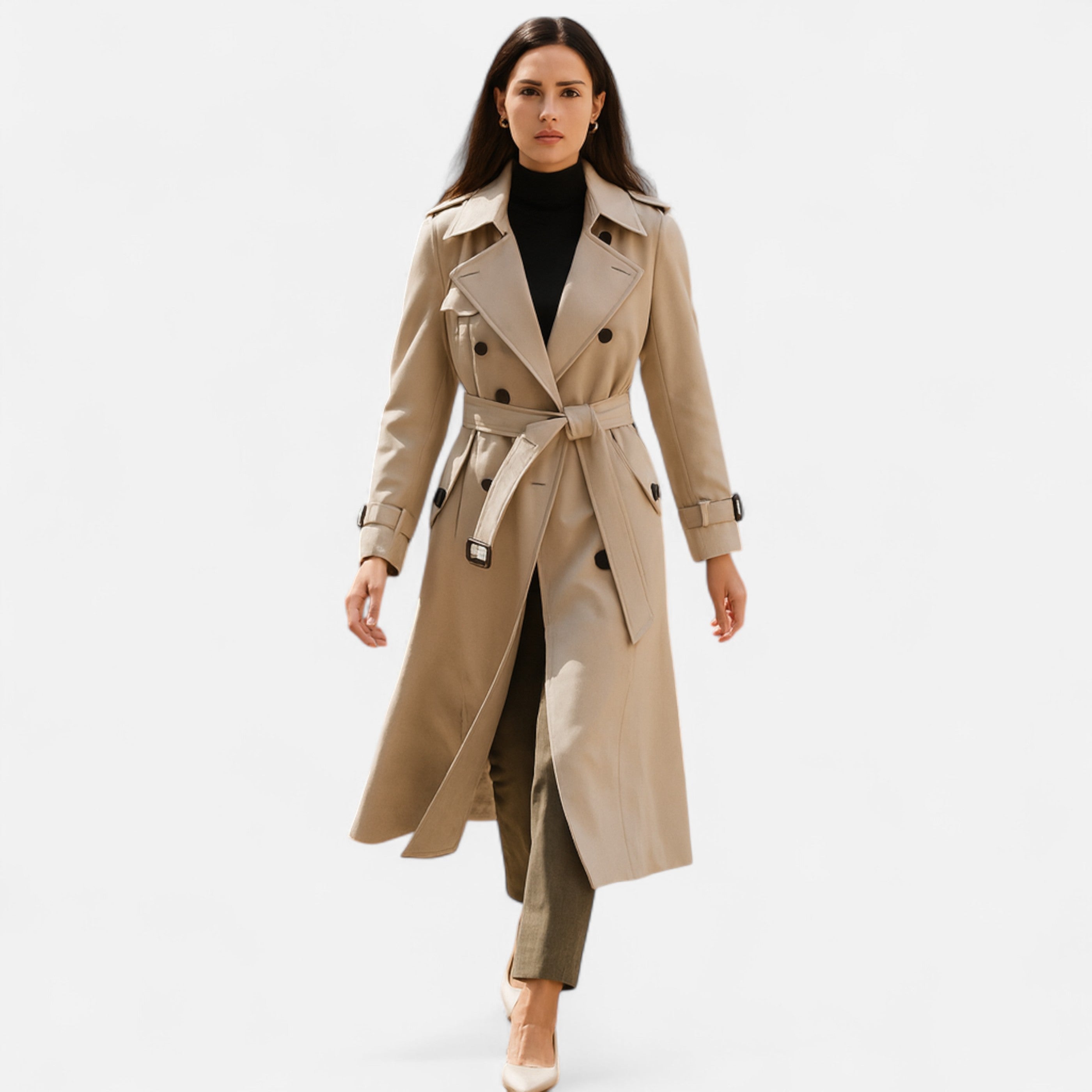Volarno | Women’s Classic Over-Knee Coat