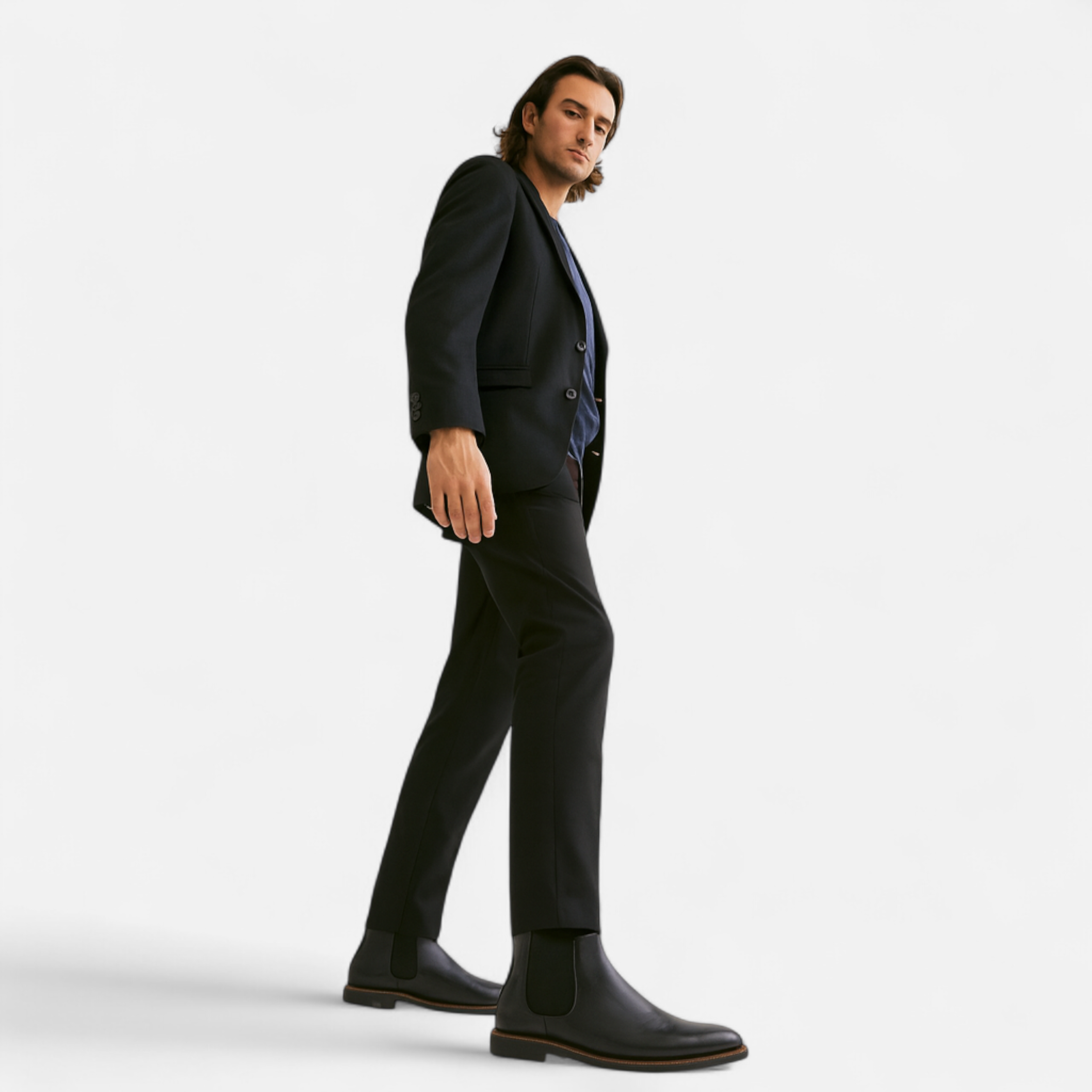 Volarno | Men’s Retro Leather Chelsea Boots