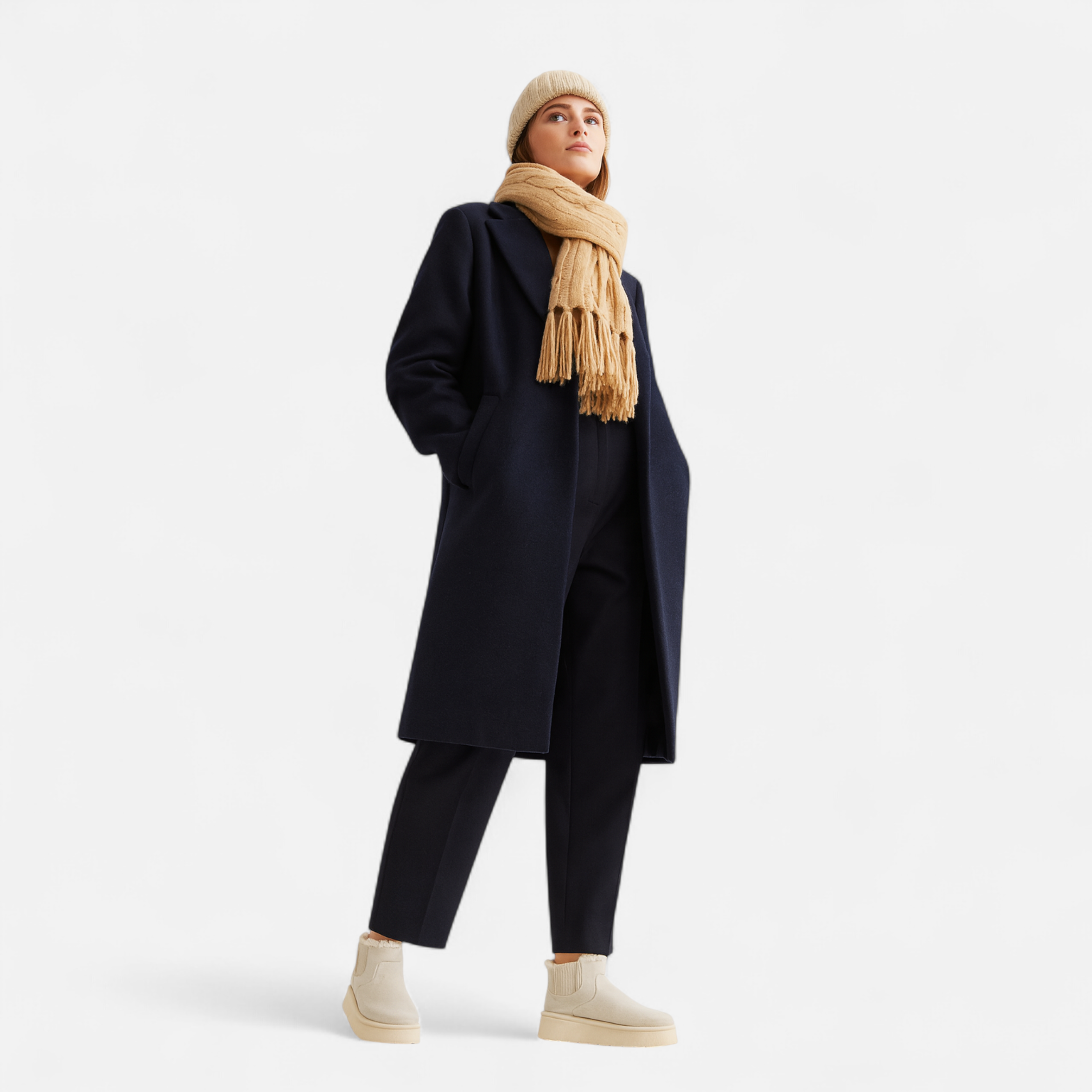 Volarno | Women’s Short Plush Platform Ankle Boots