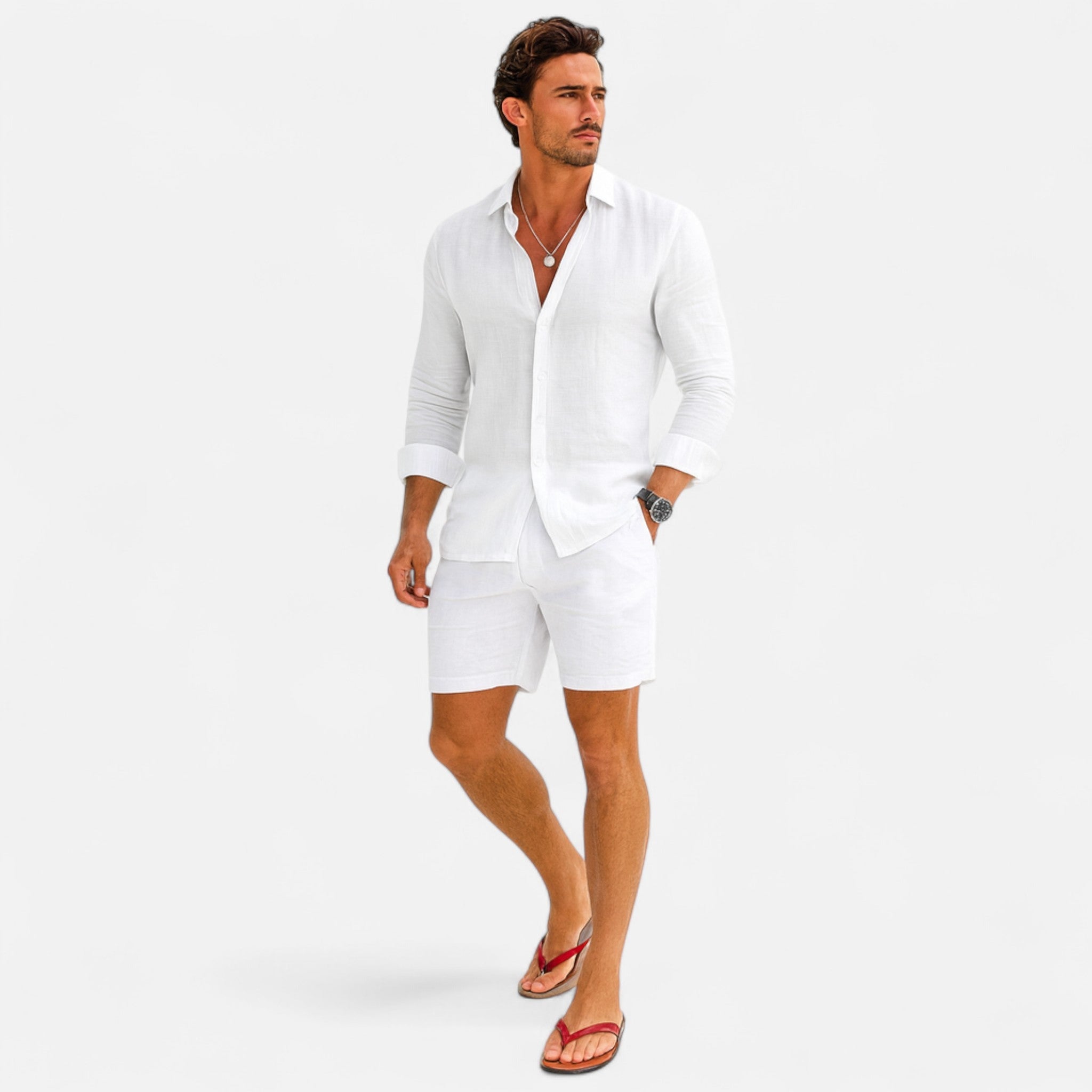 Volarno | Men’s Linen Heritage Shirt