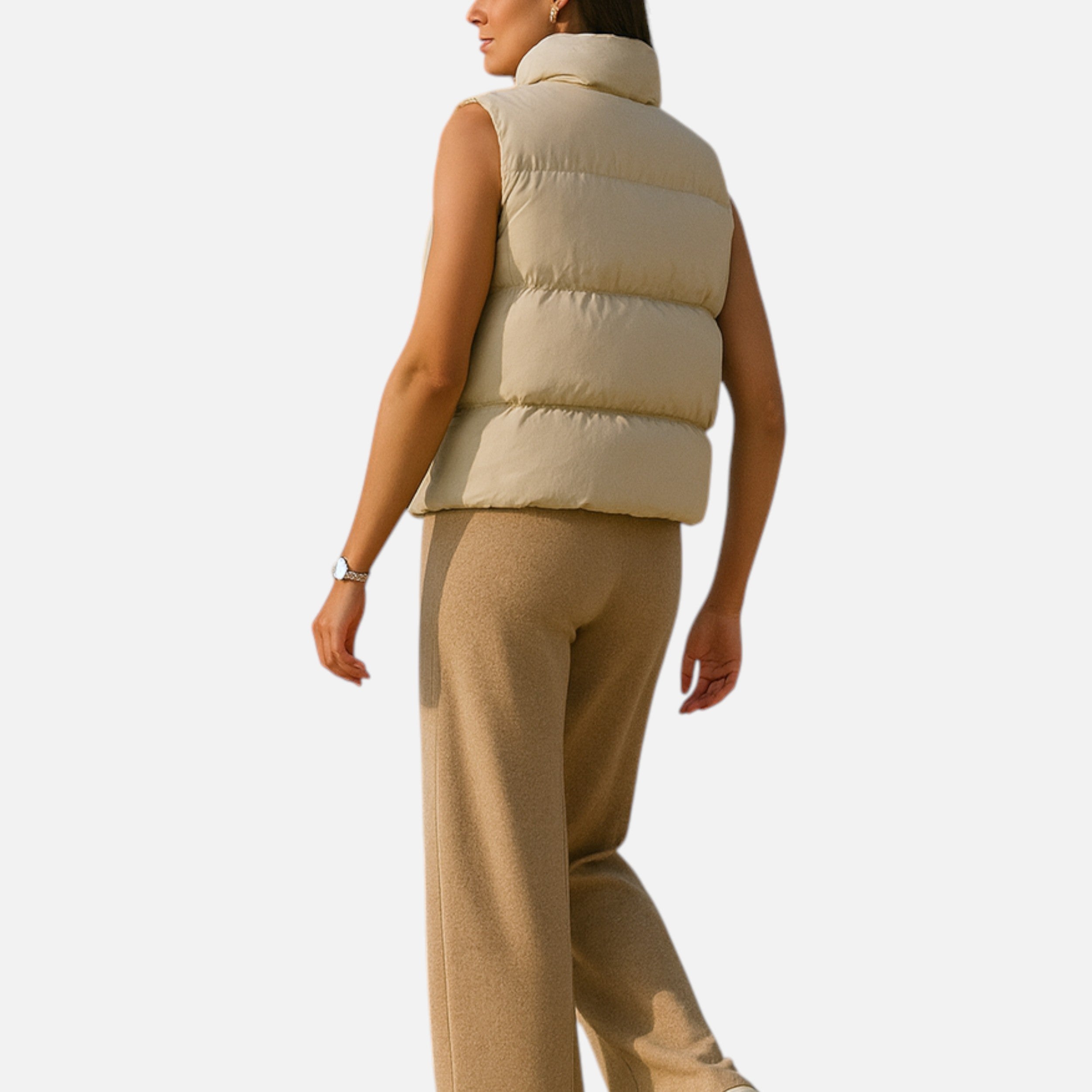 Volarno | Women’s Elegant High-Waist Winter Vest