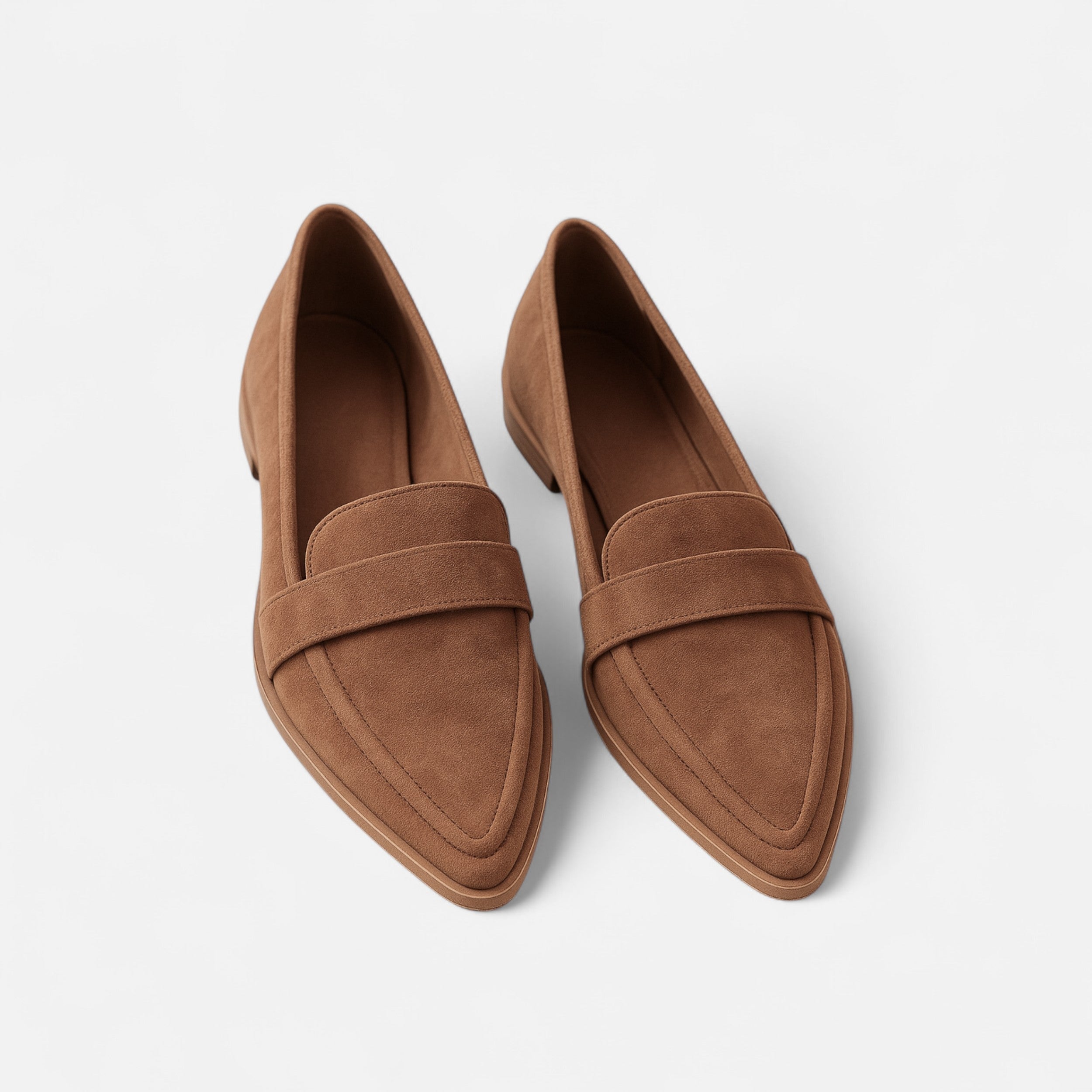 Volarno | Women’s Retro Pointed-Toe Loafers