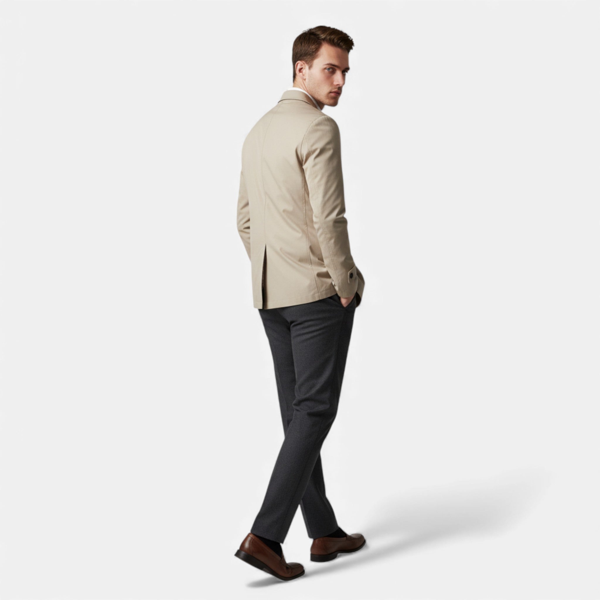 Volarno | Men’s Classic Trench Coat – Ephraim Edition