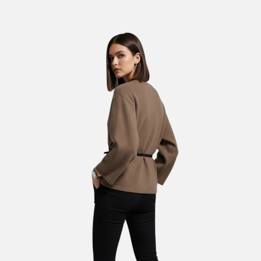Volarno | Women's Elegant Wrap Sweater