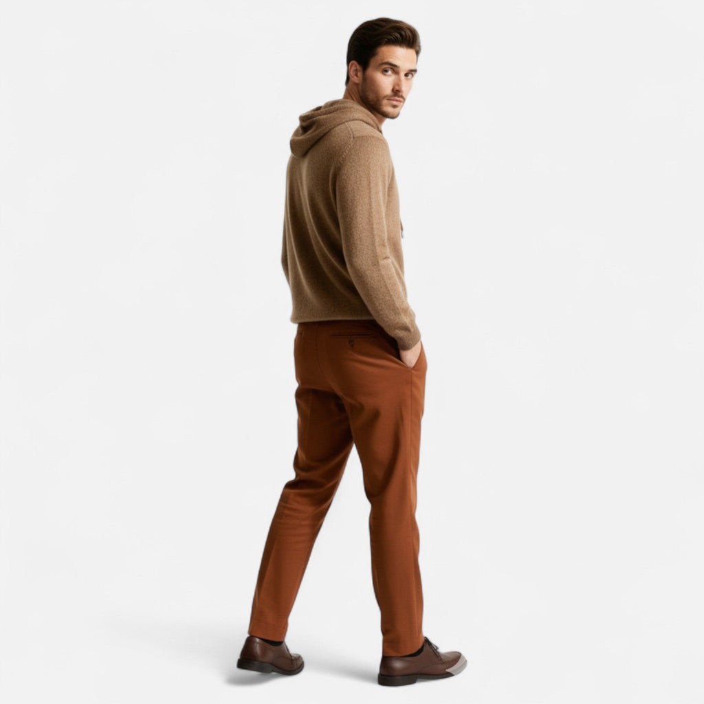 Volarno | Men’s 100% Cashmere Hoodie