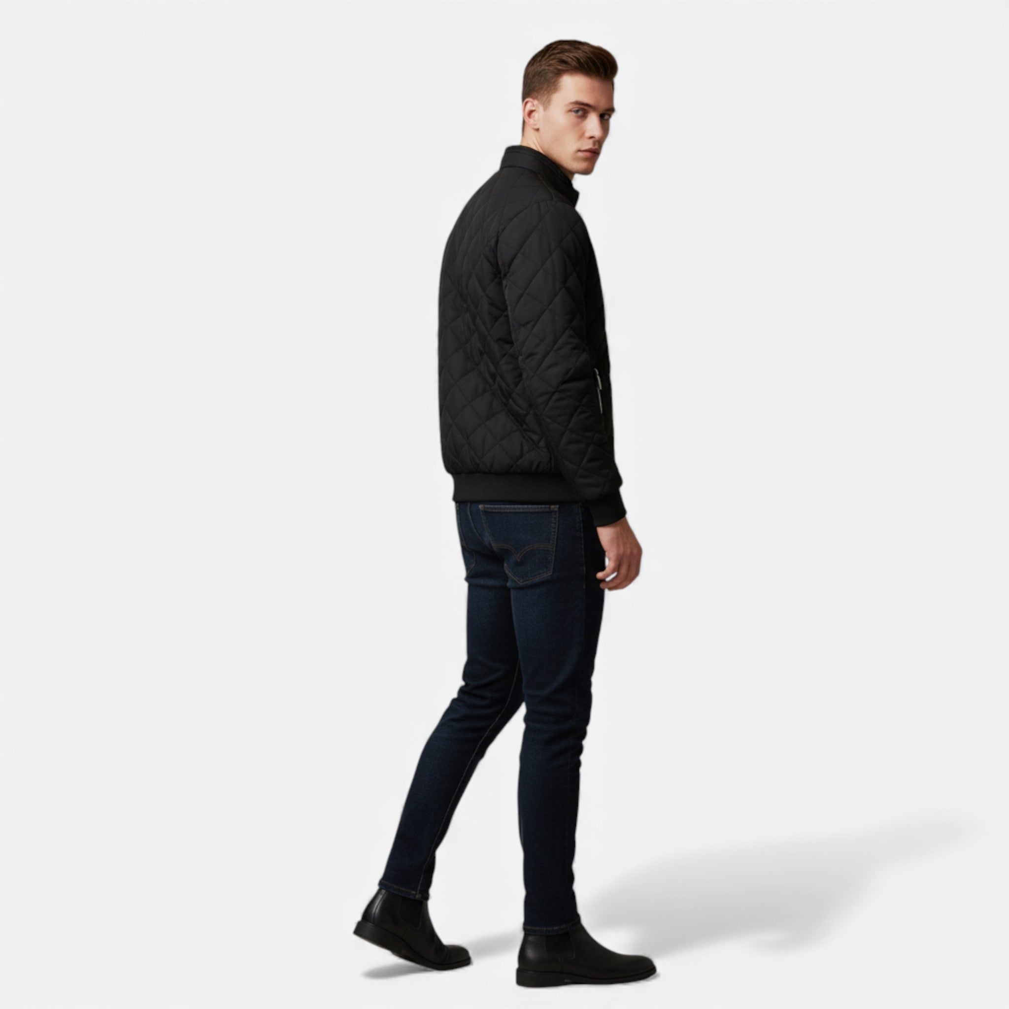 Volarno | Men’s Quilted Puffer Jacket – Lucian Edition
