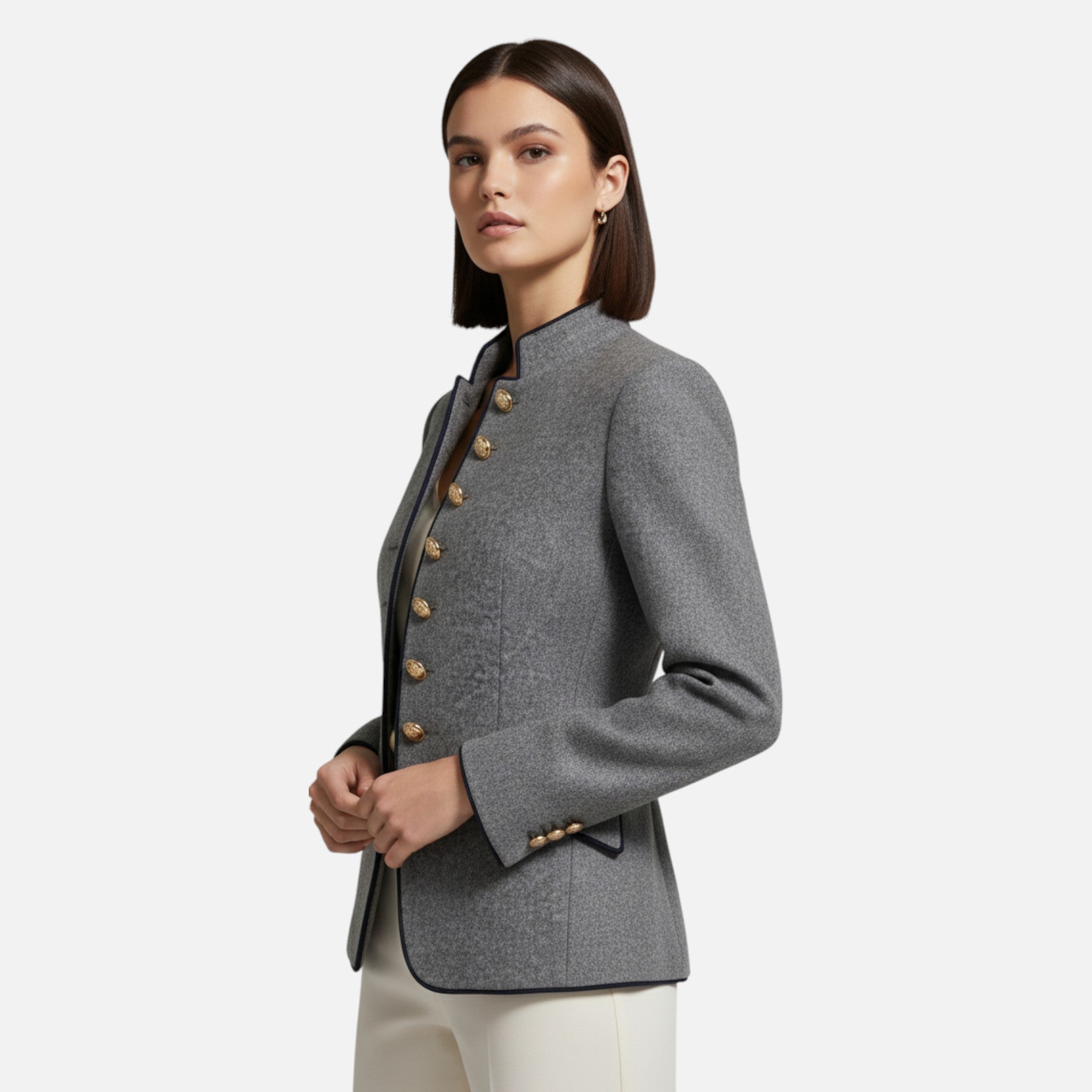 Volarno | Women’s Double-Breasted Wool Blazer