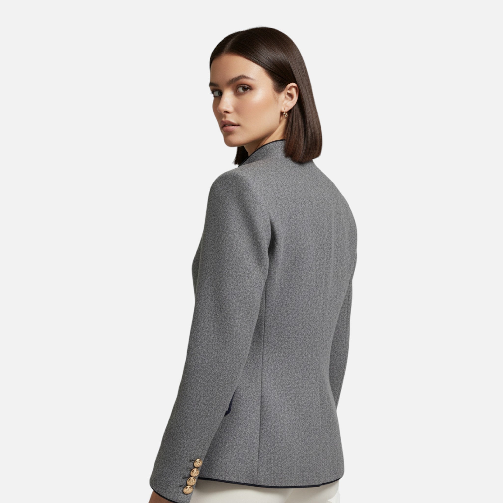 Volarno | Women’s Double-Breasted Wool Blazer