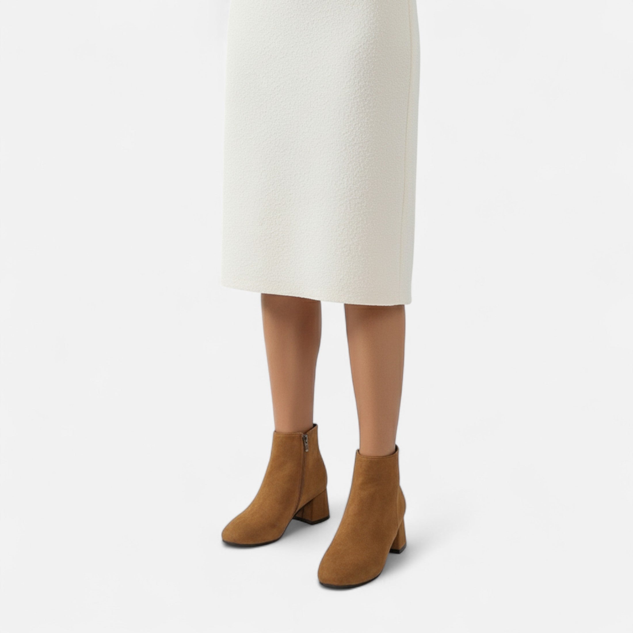 Orvelle Club | Women’s Suede Ankle Boots Block Volarno