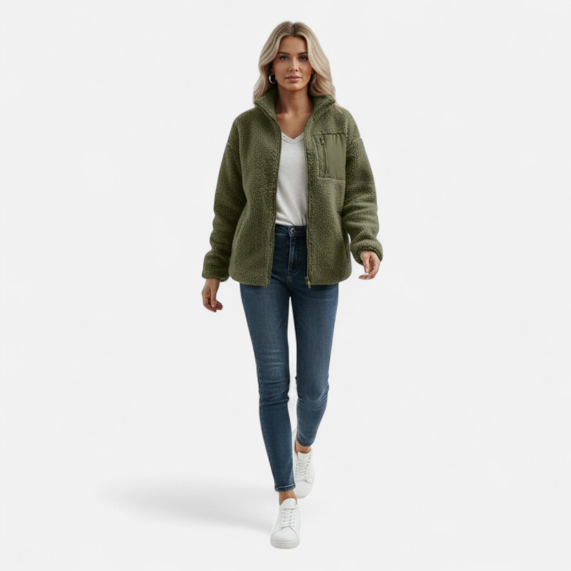 Volarno | Women’s Heritage Fleece Teddy Coat