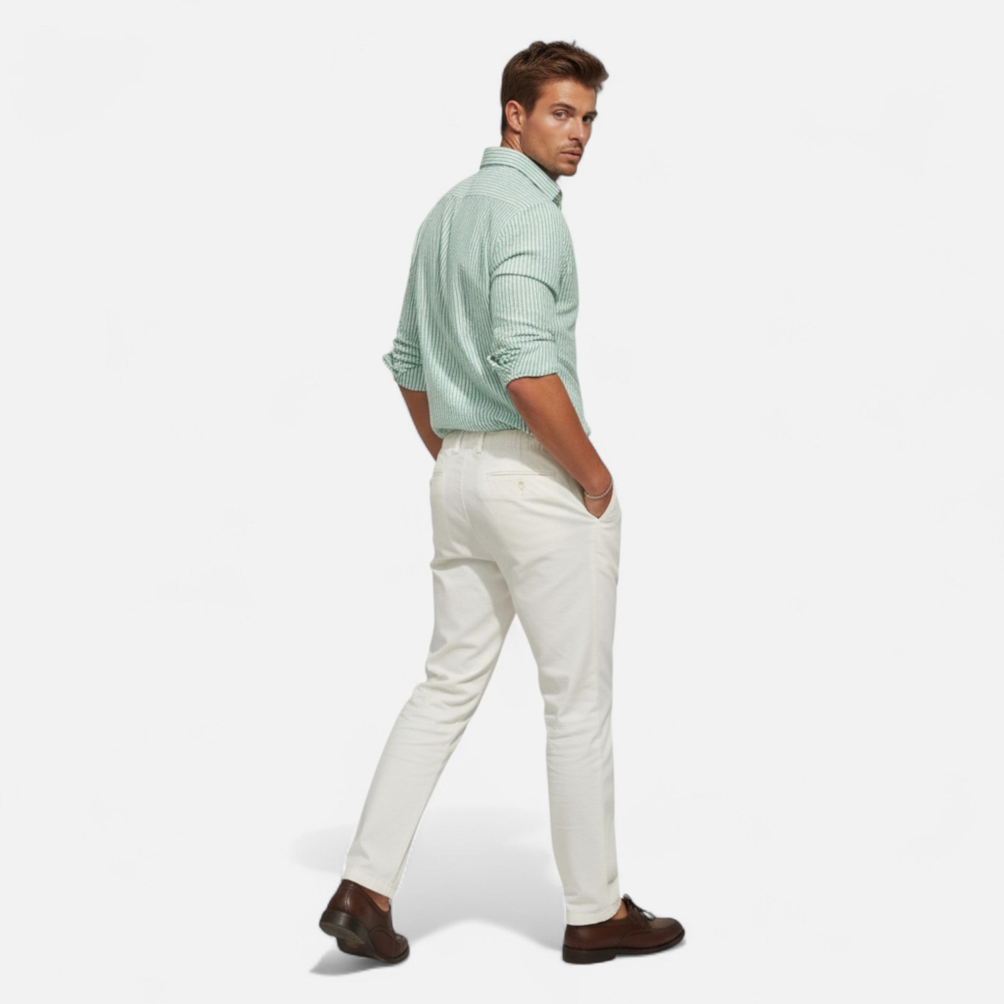 Volarno | Men’s Slim-Fit Business Shirt