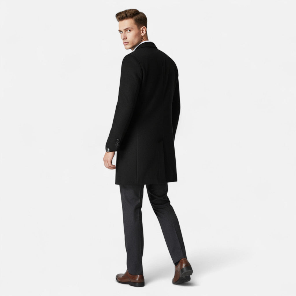 Volarno | Men’s Wool Overcoat – Classic Tailored Elegance