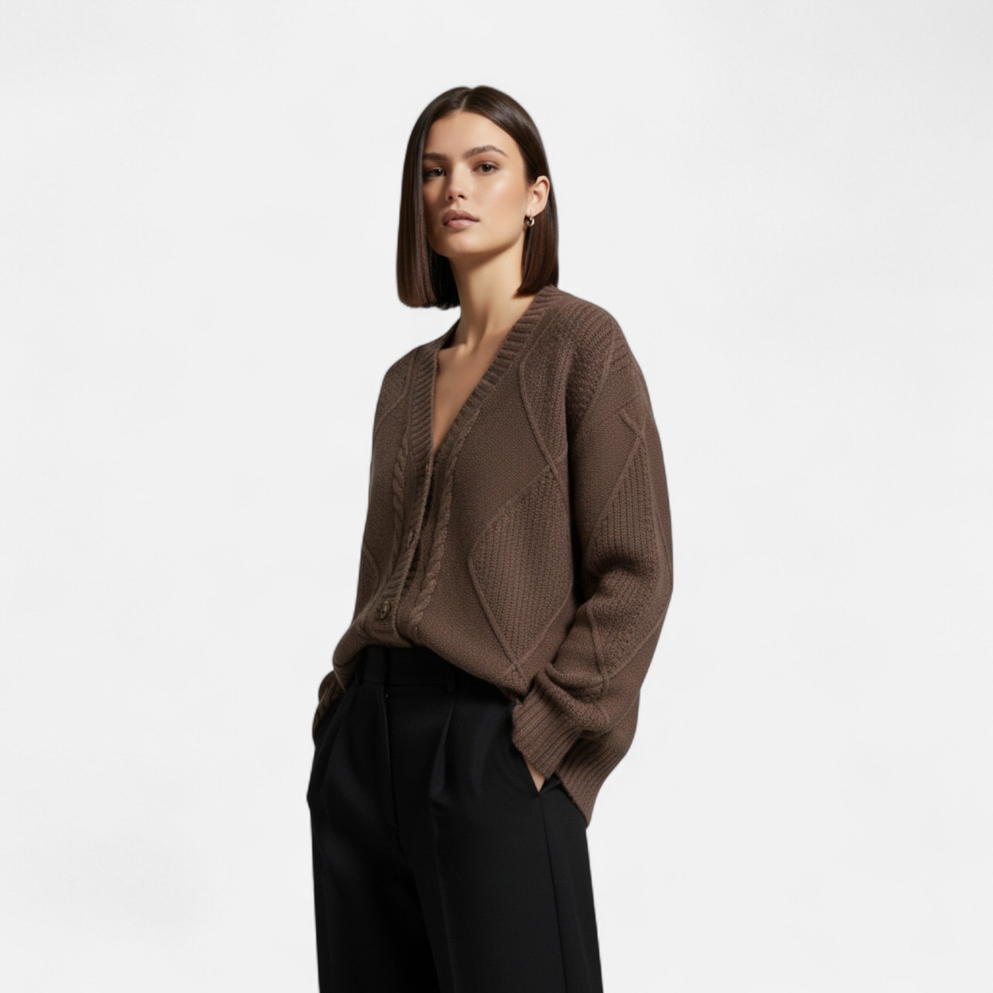 Volarno | Women’s Knit Autumn Cardigan