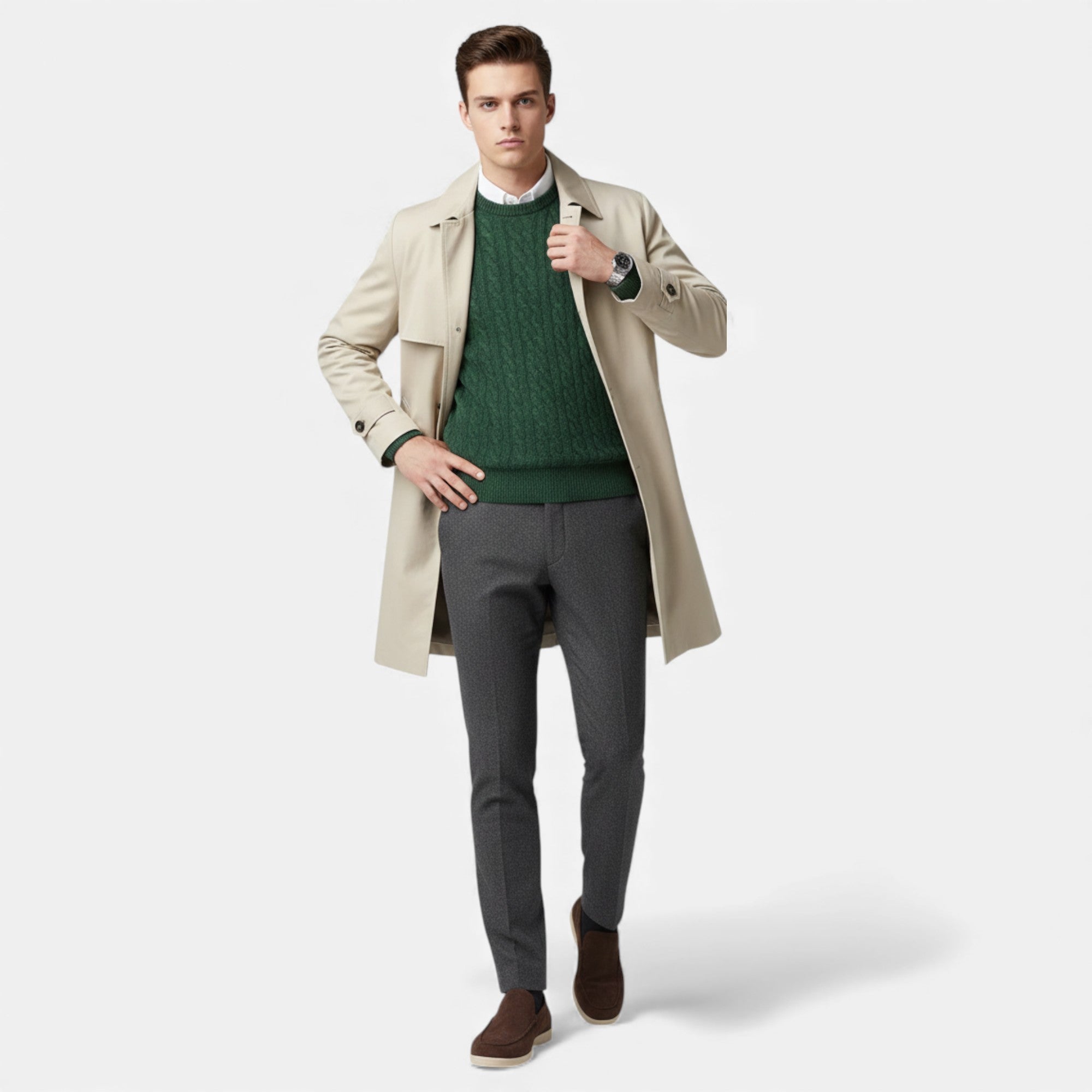 Volarno | Men’s Suede Slip-Ons