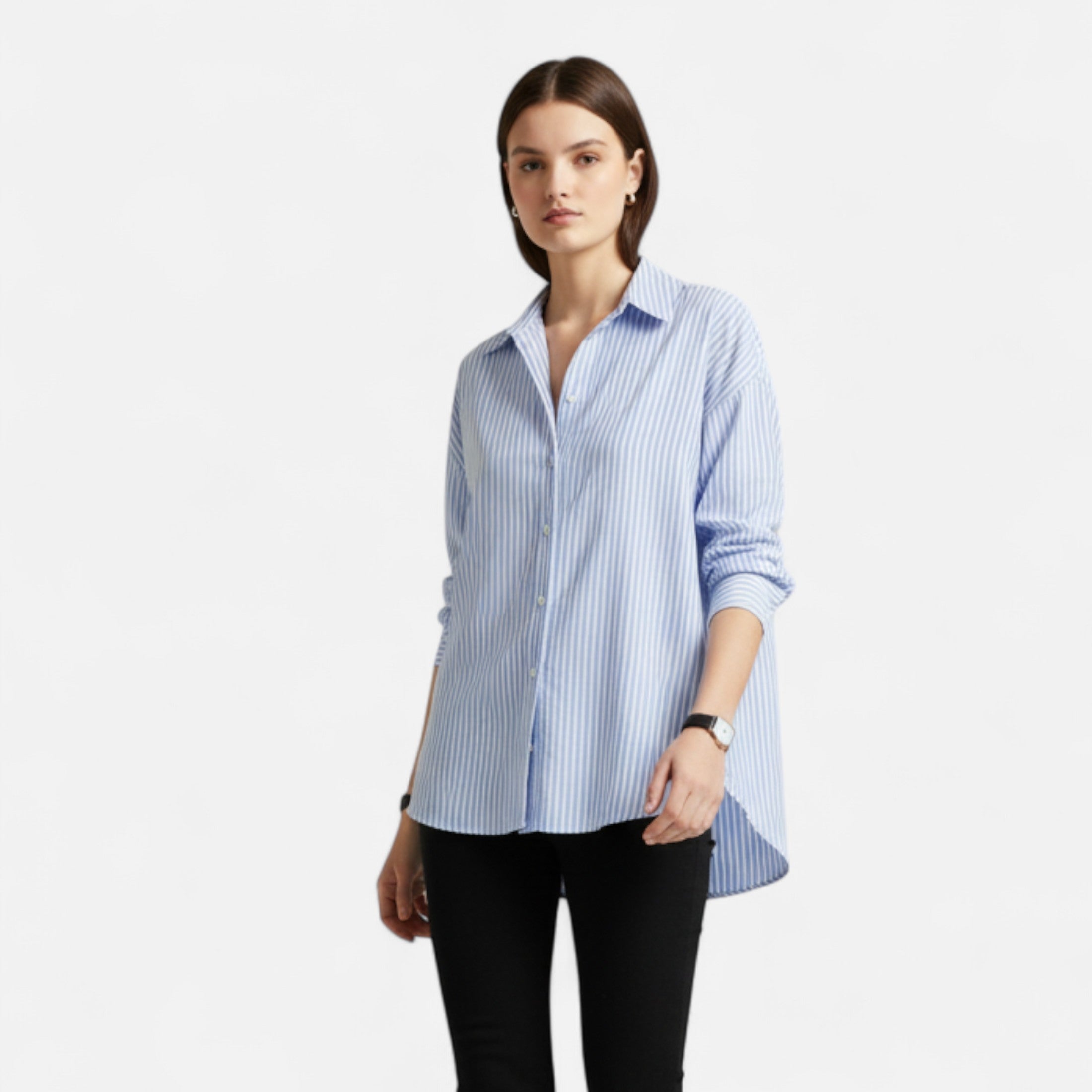 Volarno | Women's Cotton Oxford Shirt