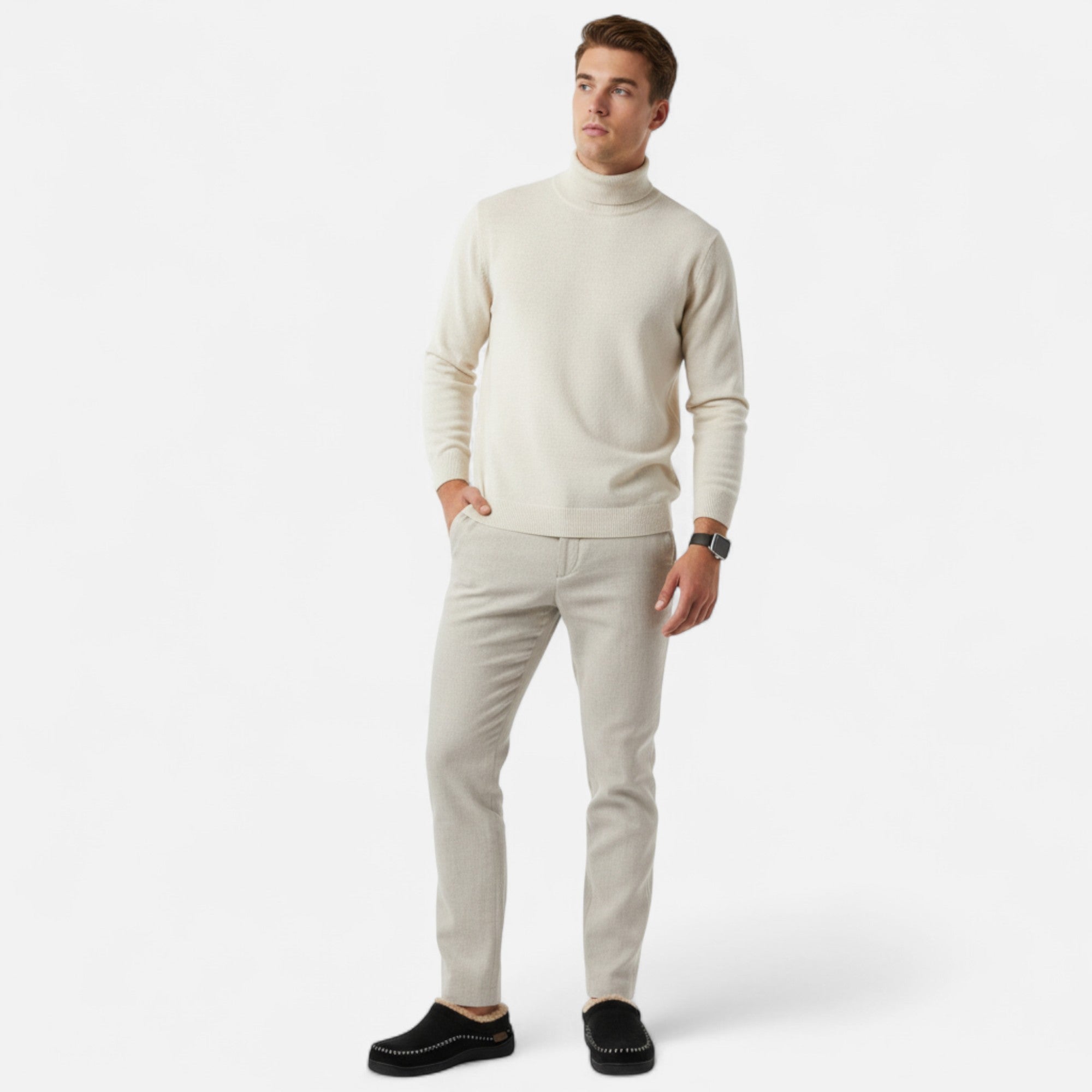 Volarno | Men’s Heritage Memory Foam House Slippers