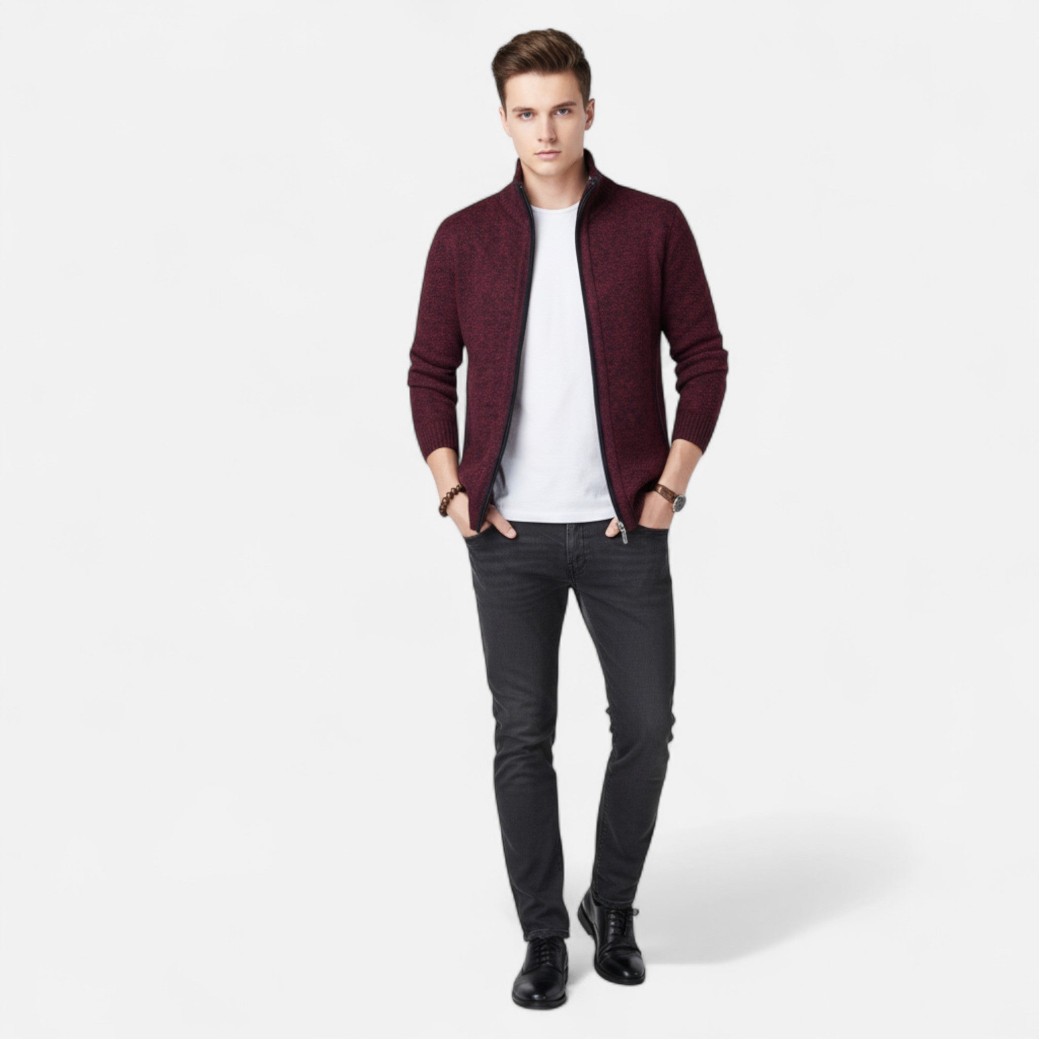 Volarno | Men’s Slim Fit Cotton Winter Jacket