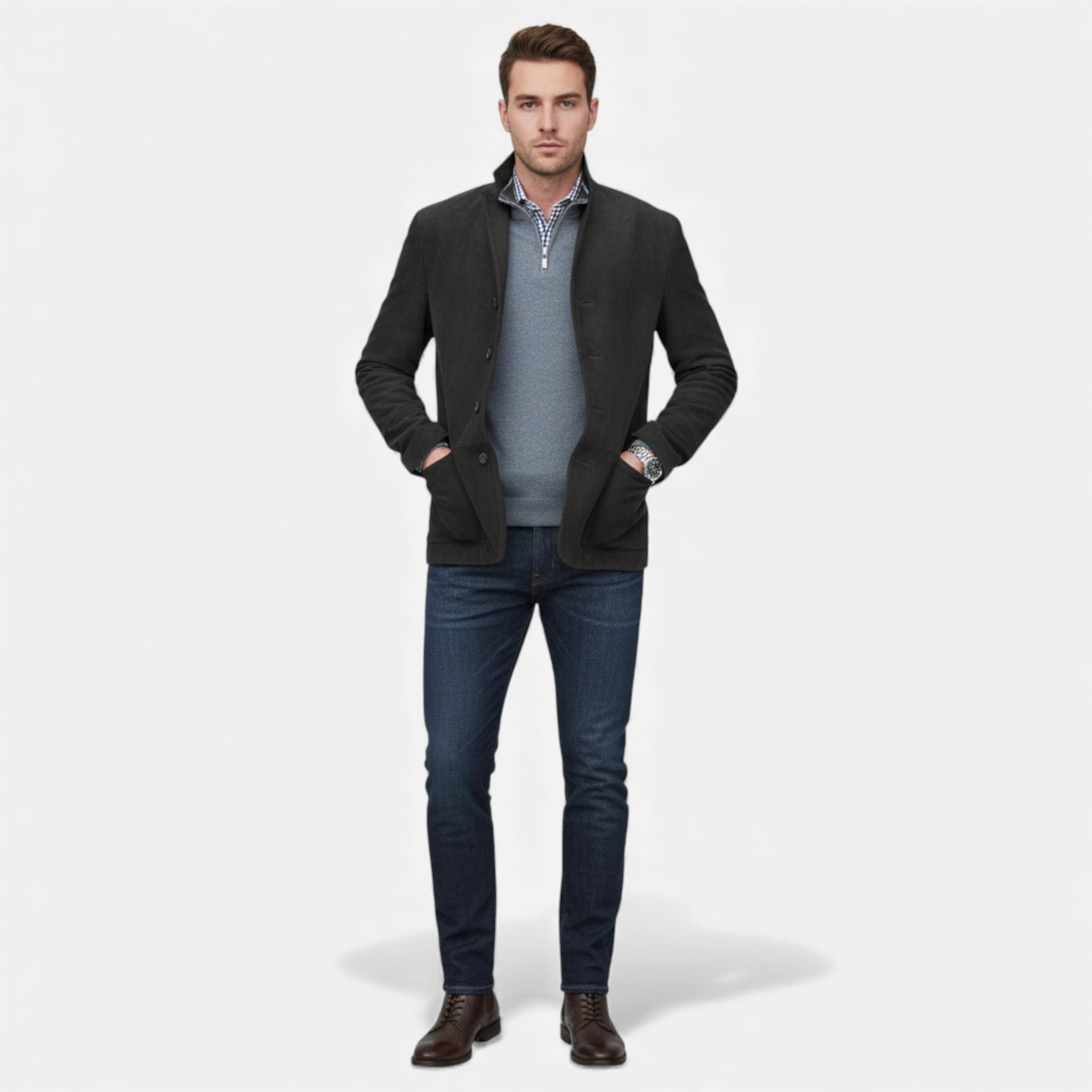 Volarno | Men’s Smart Tweed Jacket – Owen Edition