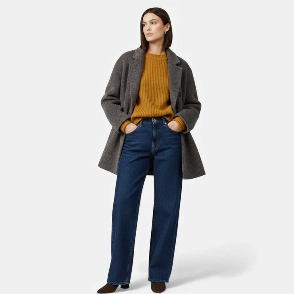 Volarno | Women’s Classic Wool-Blend Winter Coat