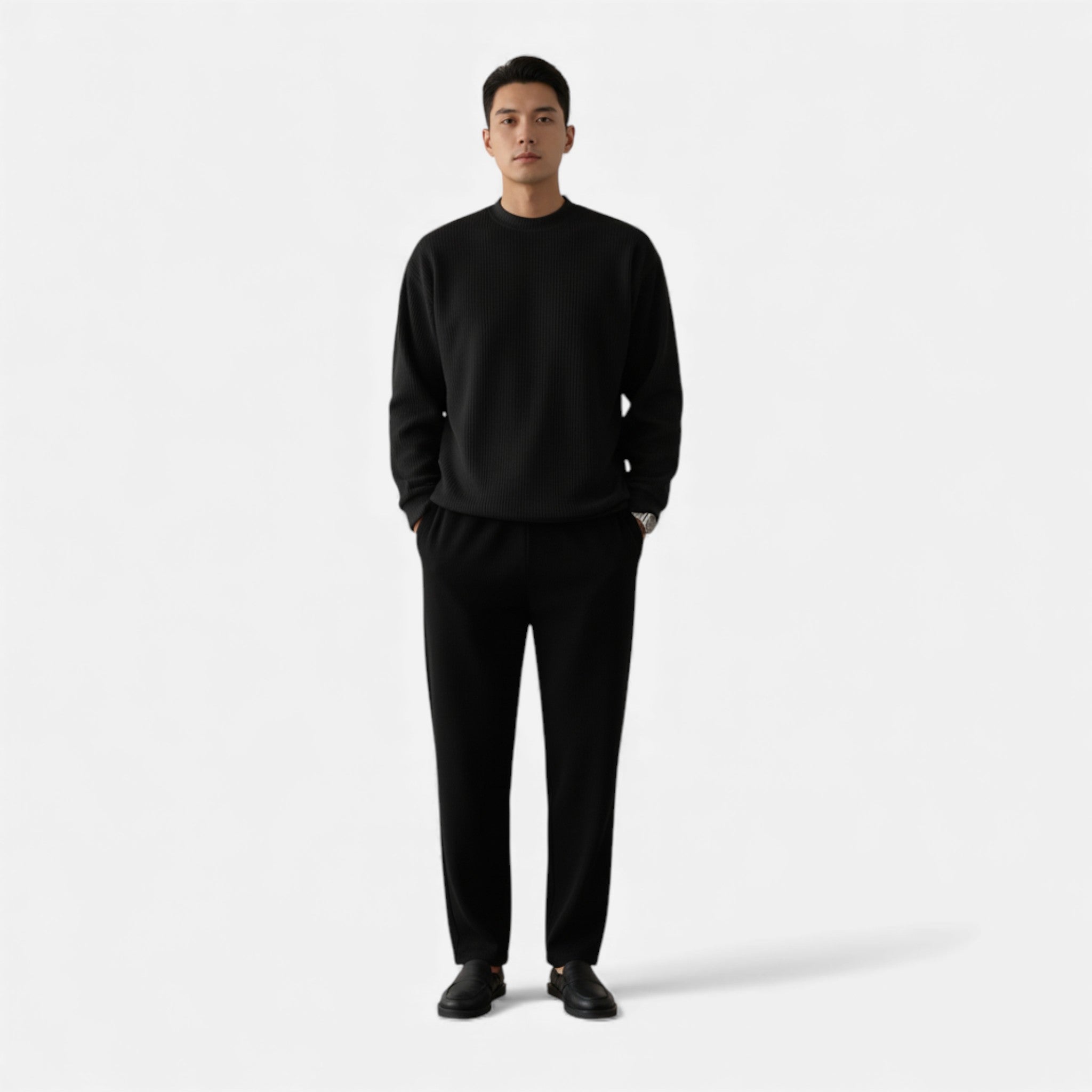 Volarno | Men’s Heritage Knit Crew Sweater