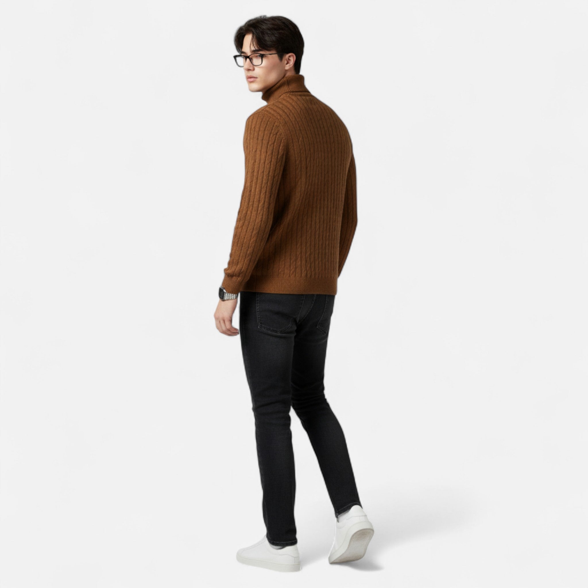 Volarno | Men’s Wool High-Neck Sweater
