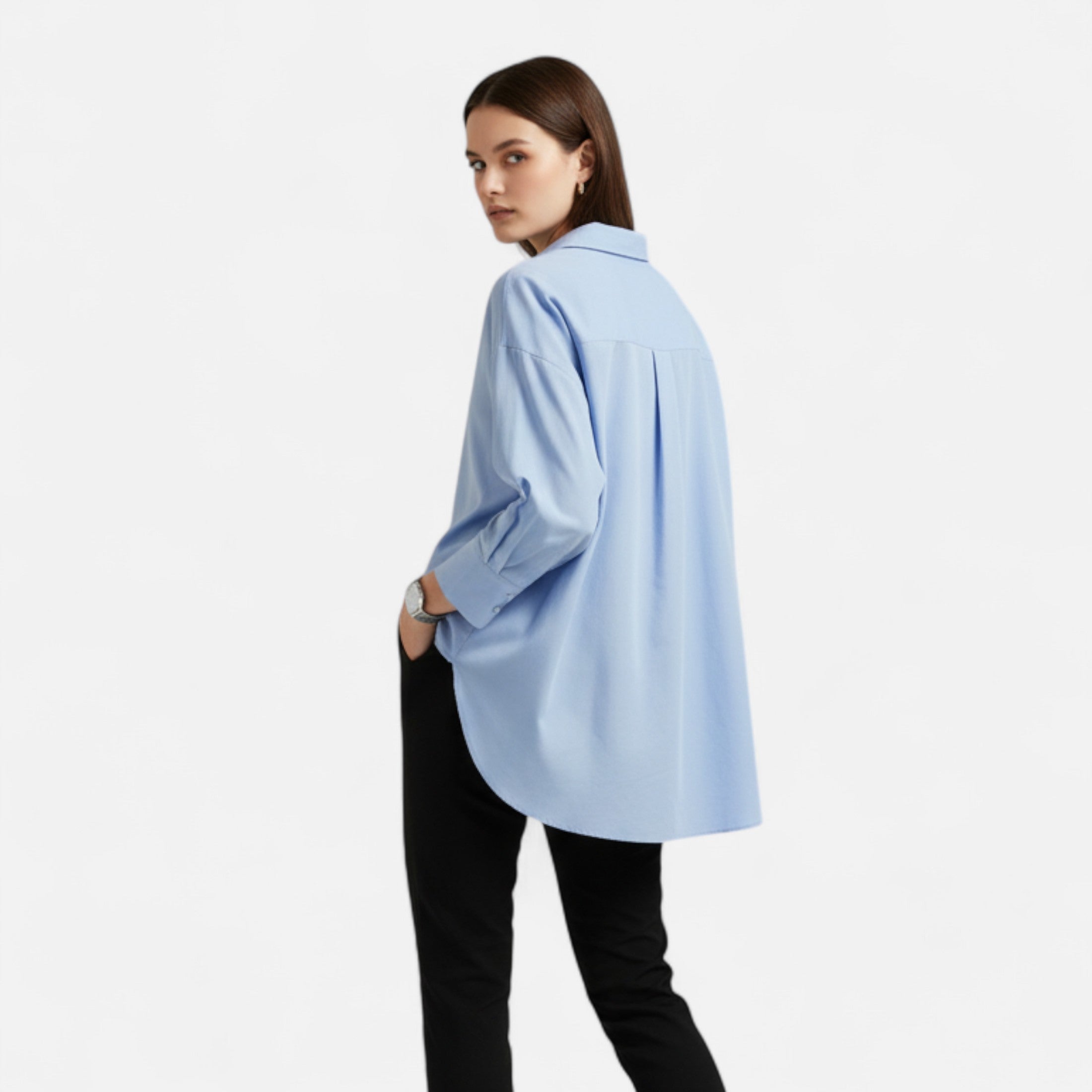 Volarno | Women's Cotton Oxford Shirt
