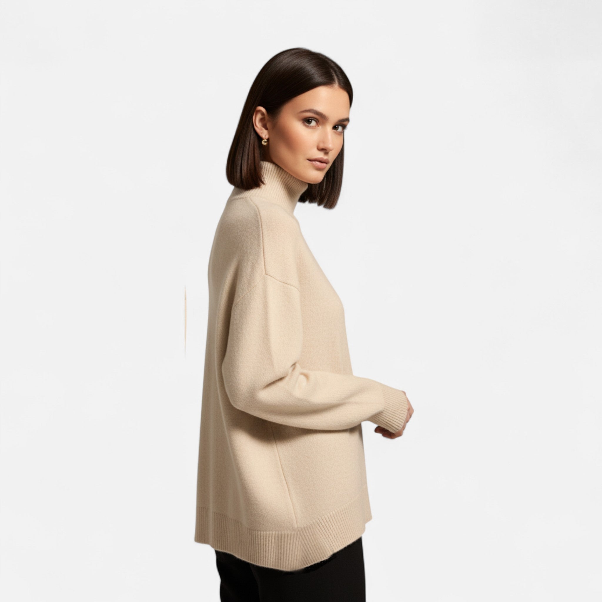 Volarno | Women's Cashmere Sweater Turtleneck Sweater
