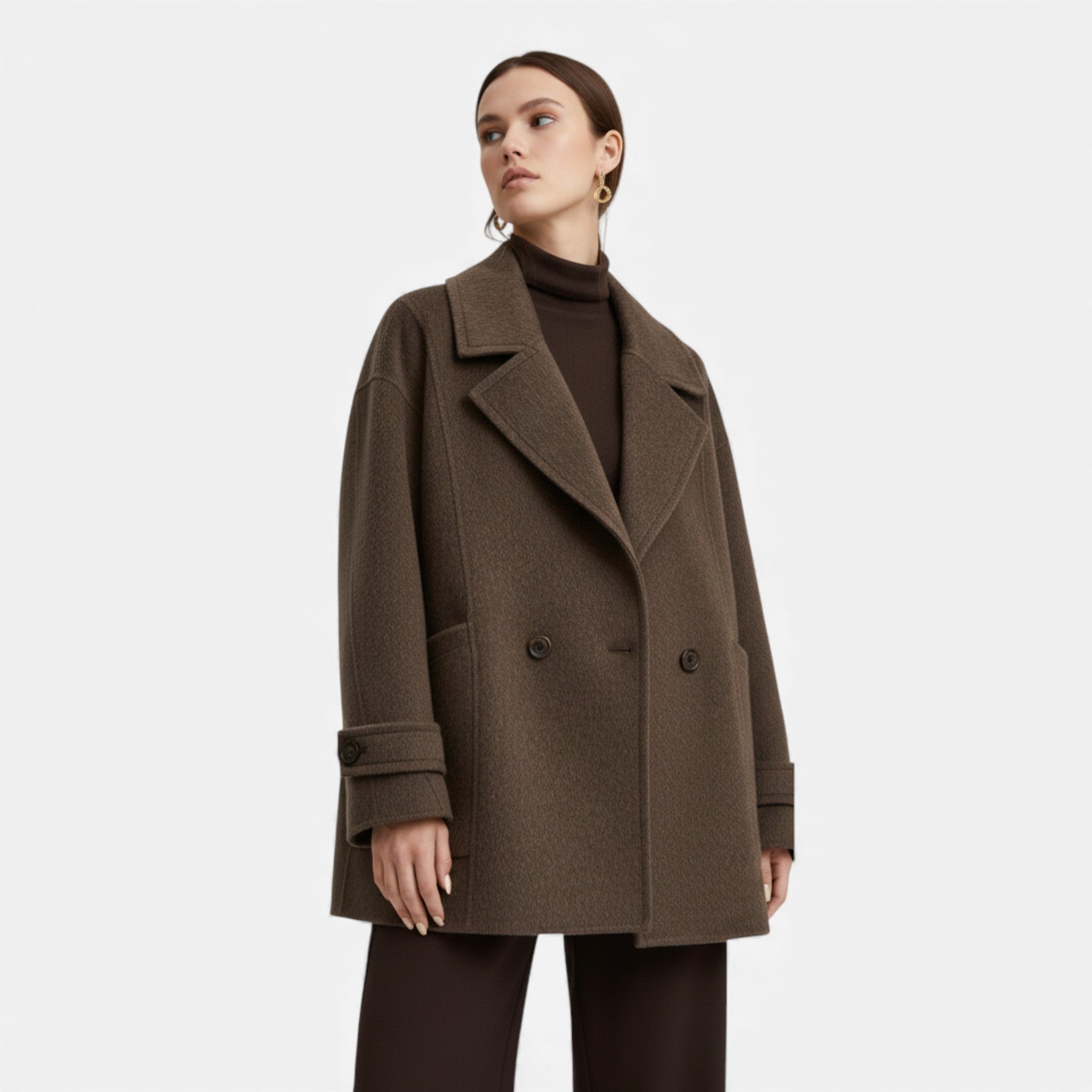 Volarno | Women’s Thick Alpaca-Blend Winter Coat