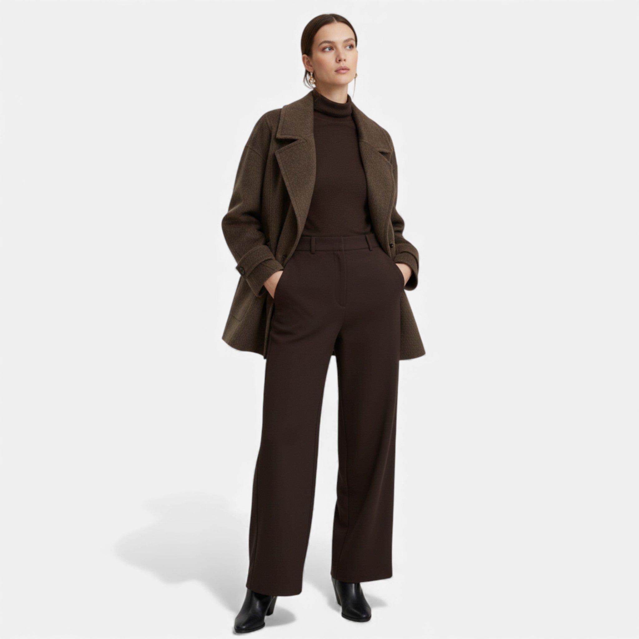 Volarno | Women’s Thick Alpaca-Blend Winter Coat