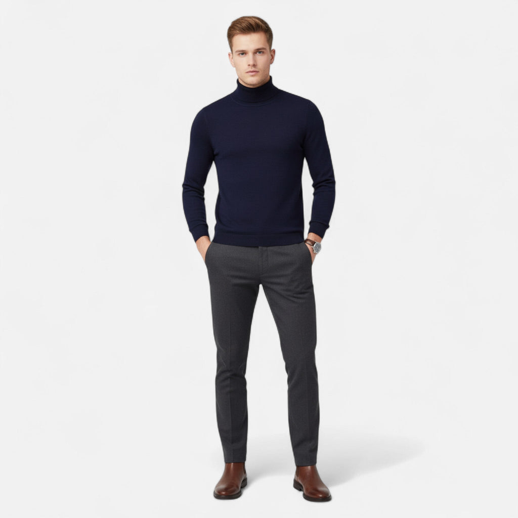 Volarno | Men’s Sweater – Classic Merino Wool Style
