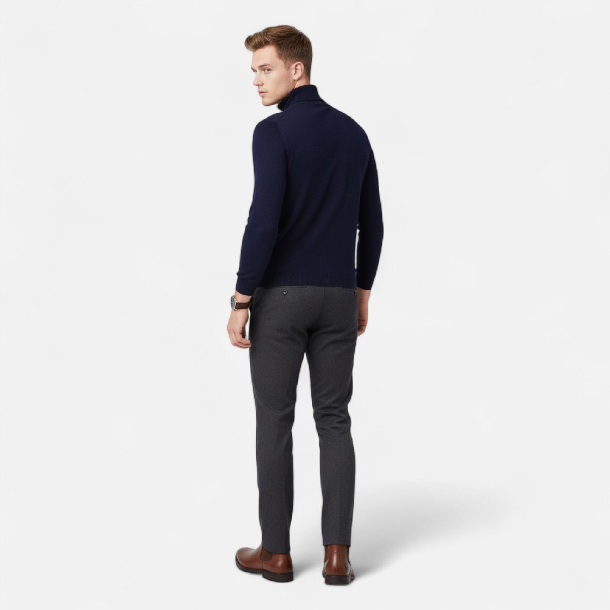 Volarno | Men’s Sweater – Classic Merino Wool Style