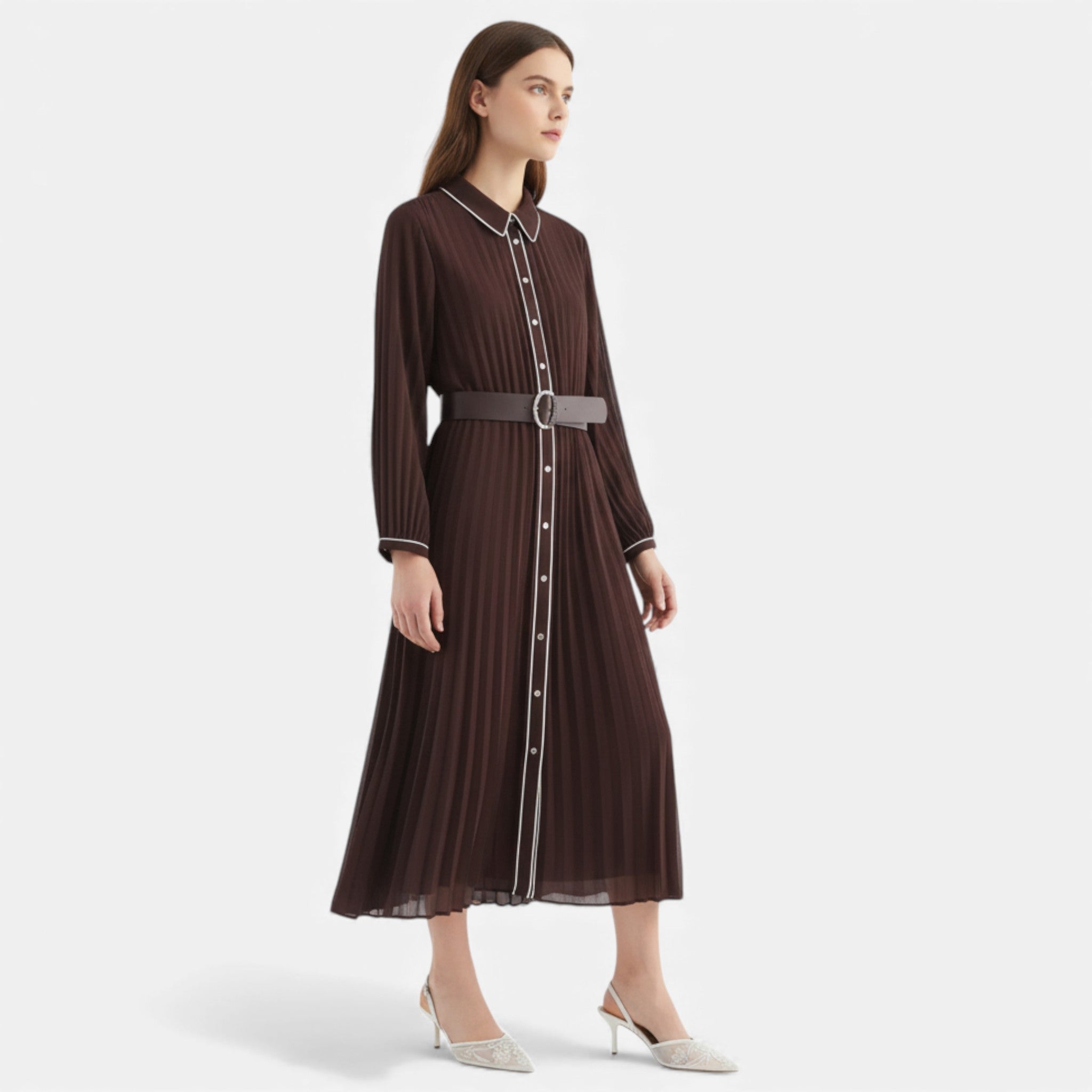 Volarno | Women’s Embroidered Mesh Designer Heels