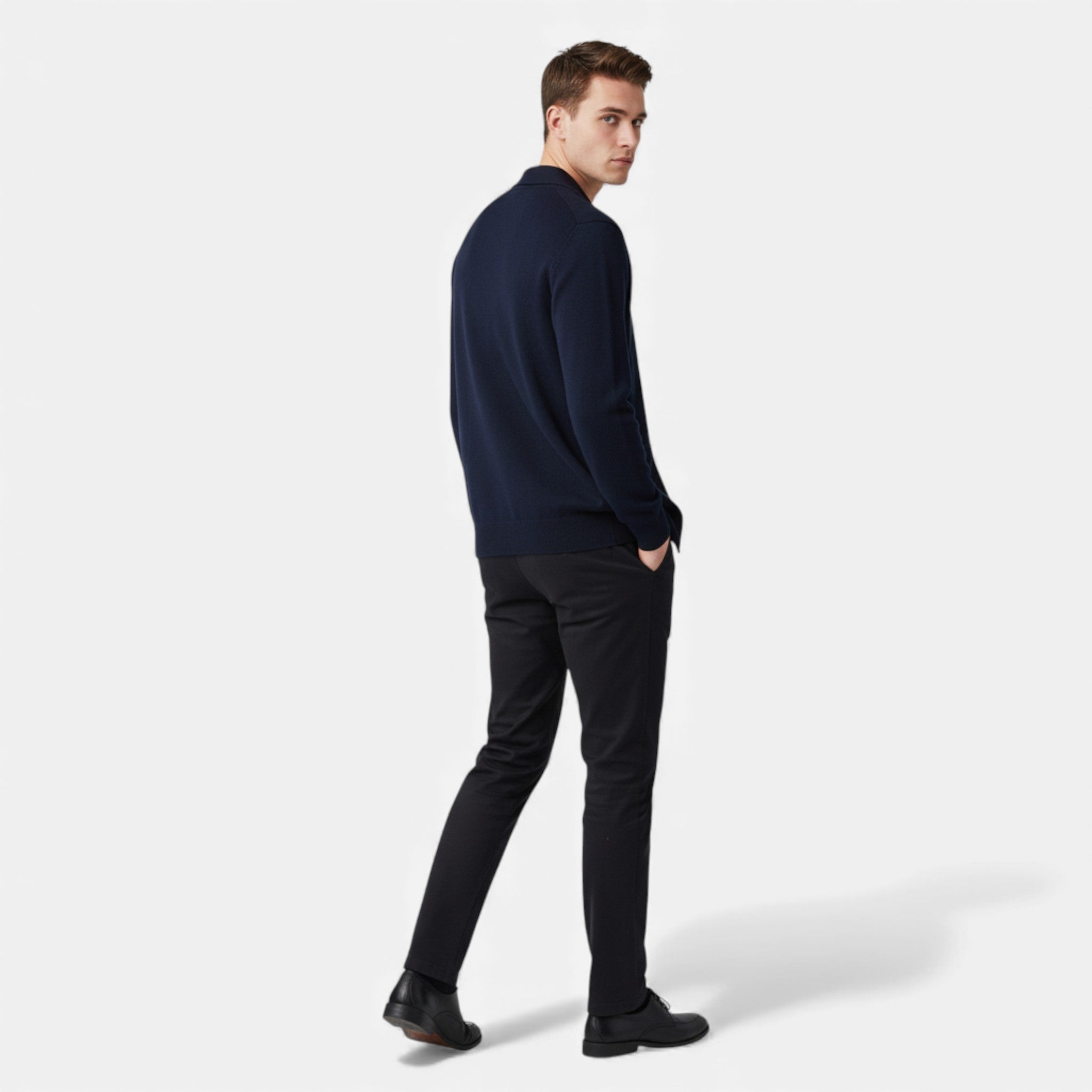 Volarno | Men’s Polo Cardigan – Morley Edition