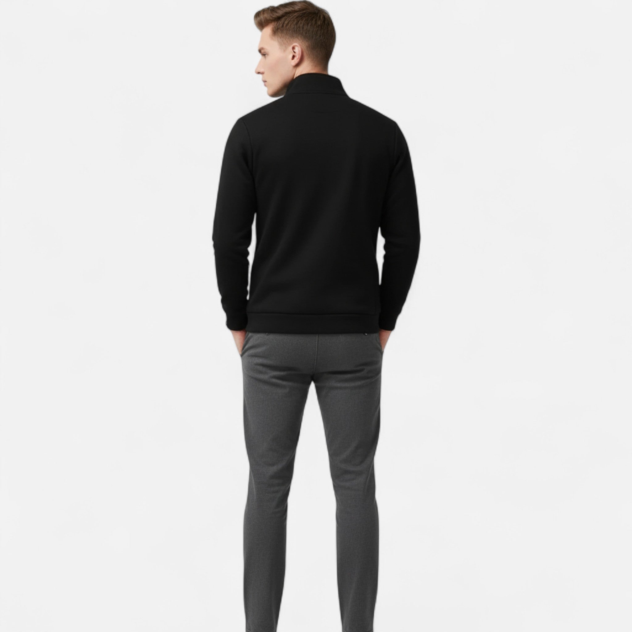 Volarno | Men’s High-Neck Zip Jacket