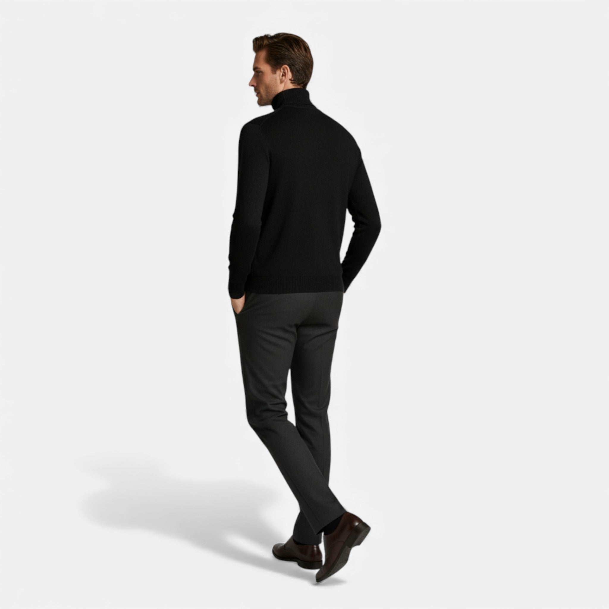 Volarno | Men’s Ribbed Turtleneck Jumper – Sinclair Edition