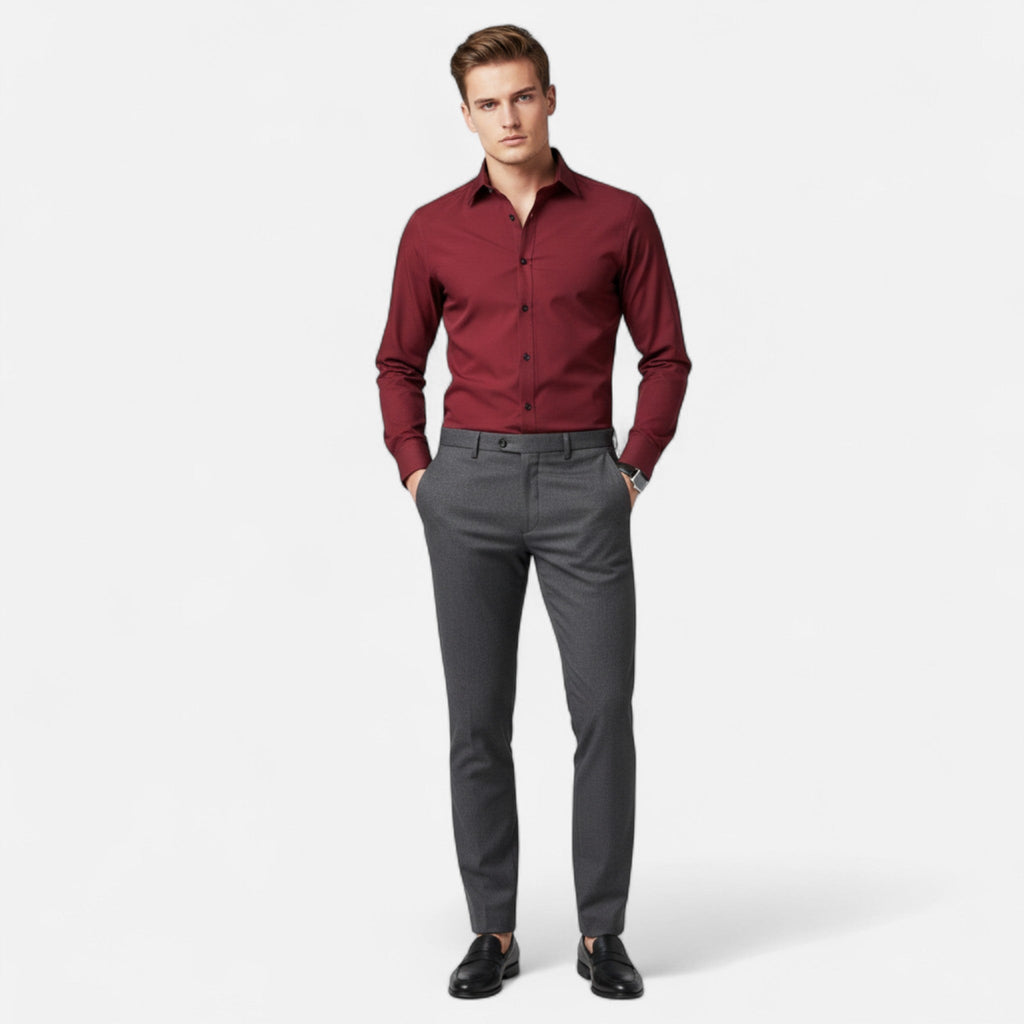 Volarno | Men’s Wrinkle-Resistant Business Shirt